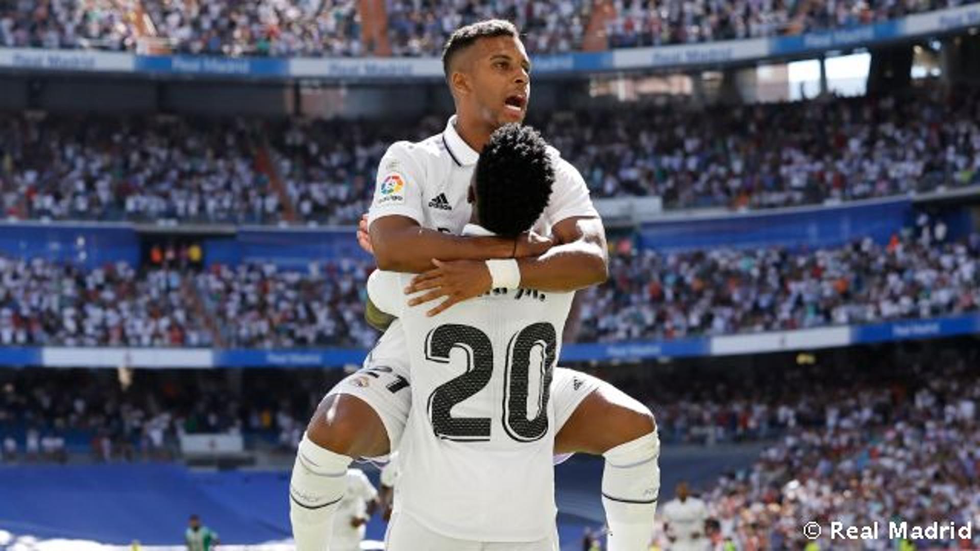 Real Madrid x Betis - Vini Jr. e Rodrygo