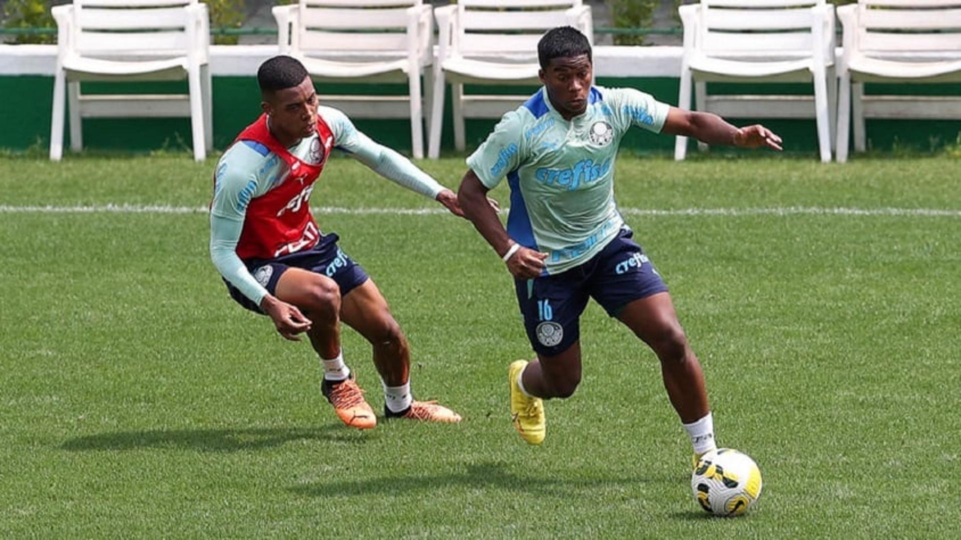 Endrick - Treino Palmeiras