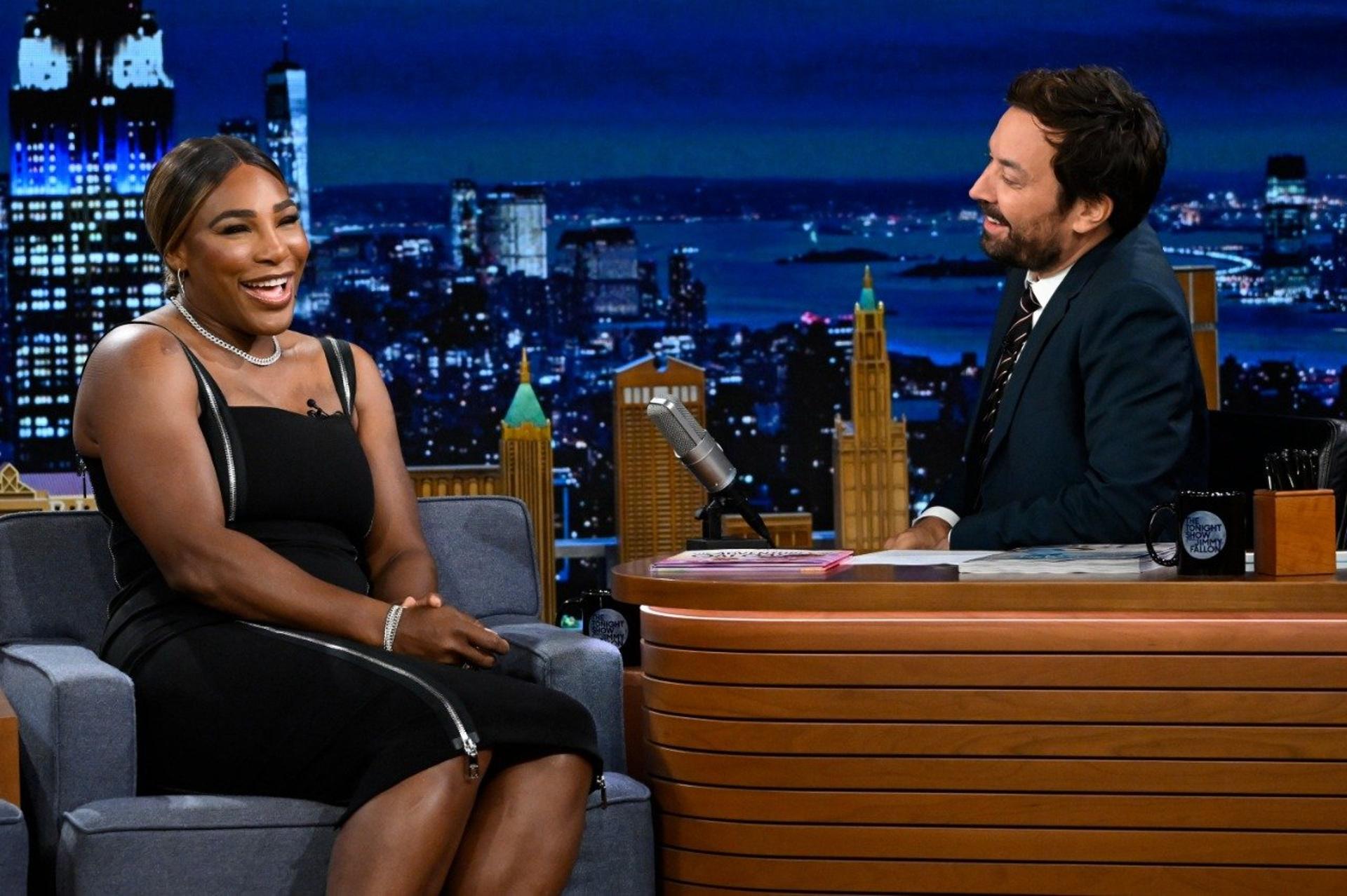 Serena Williams e Jimmy Fallon