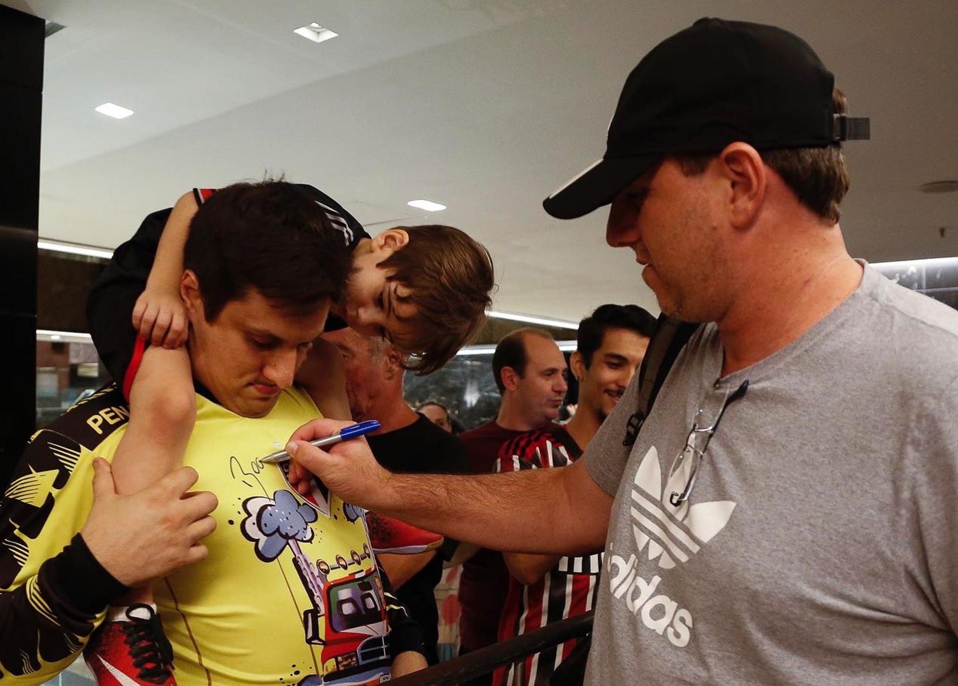 Rogério Ceni - desembarque São Paulo em Fortaleza