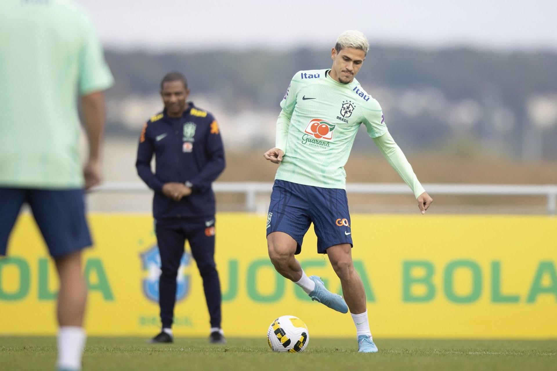 Treino da Seleção Brasileira em Le Havre - 20/09/2022 - Pedro