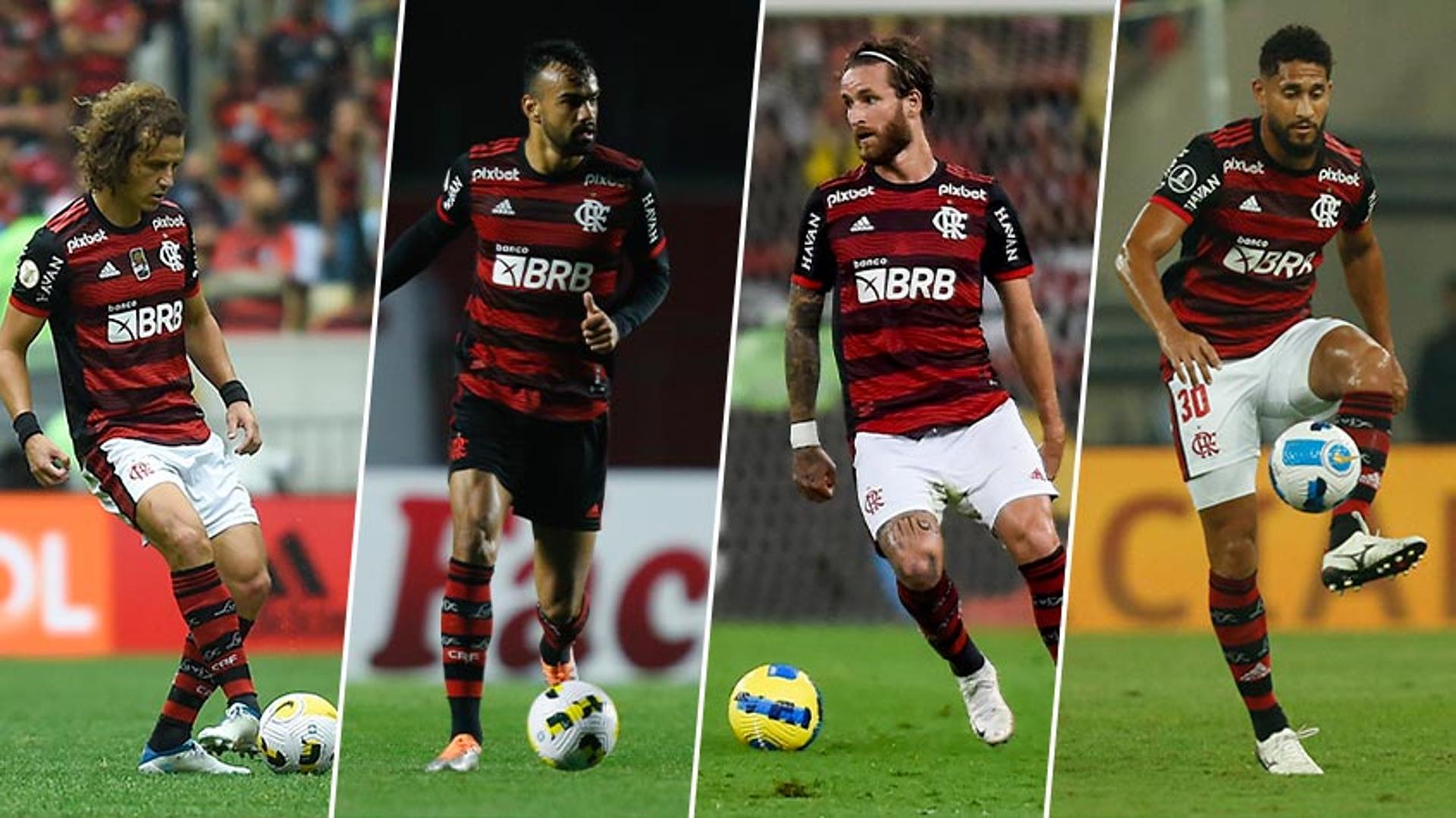 Montagem Zagueiros Flamengo