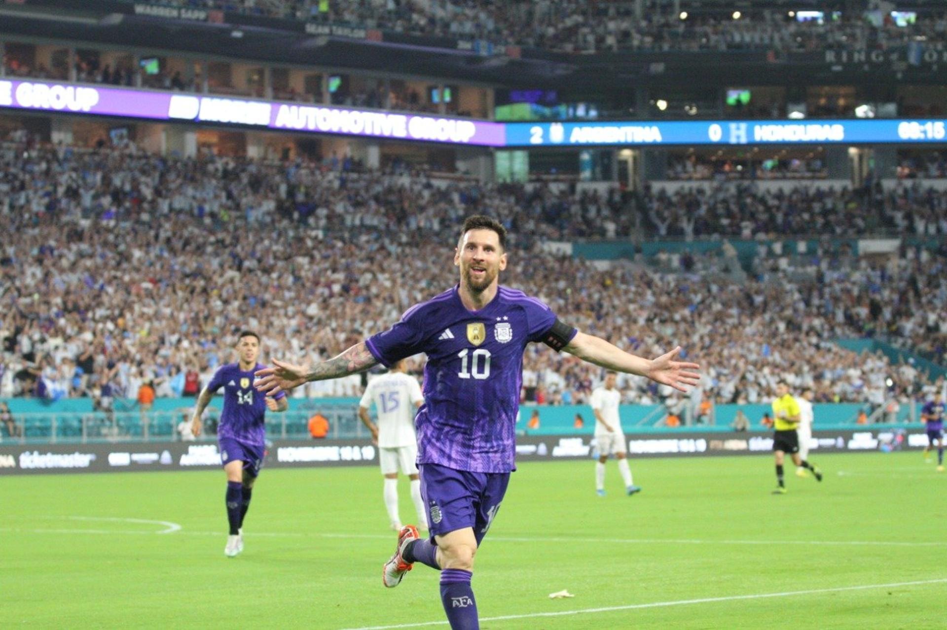 Argentina x Honduras - Messi