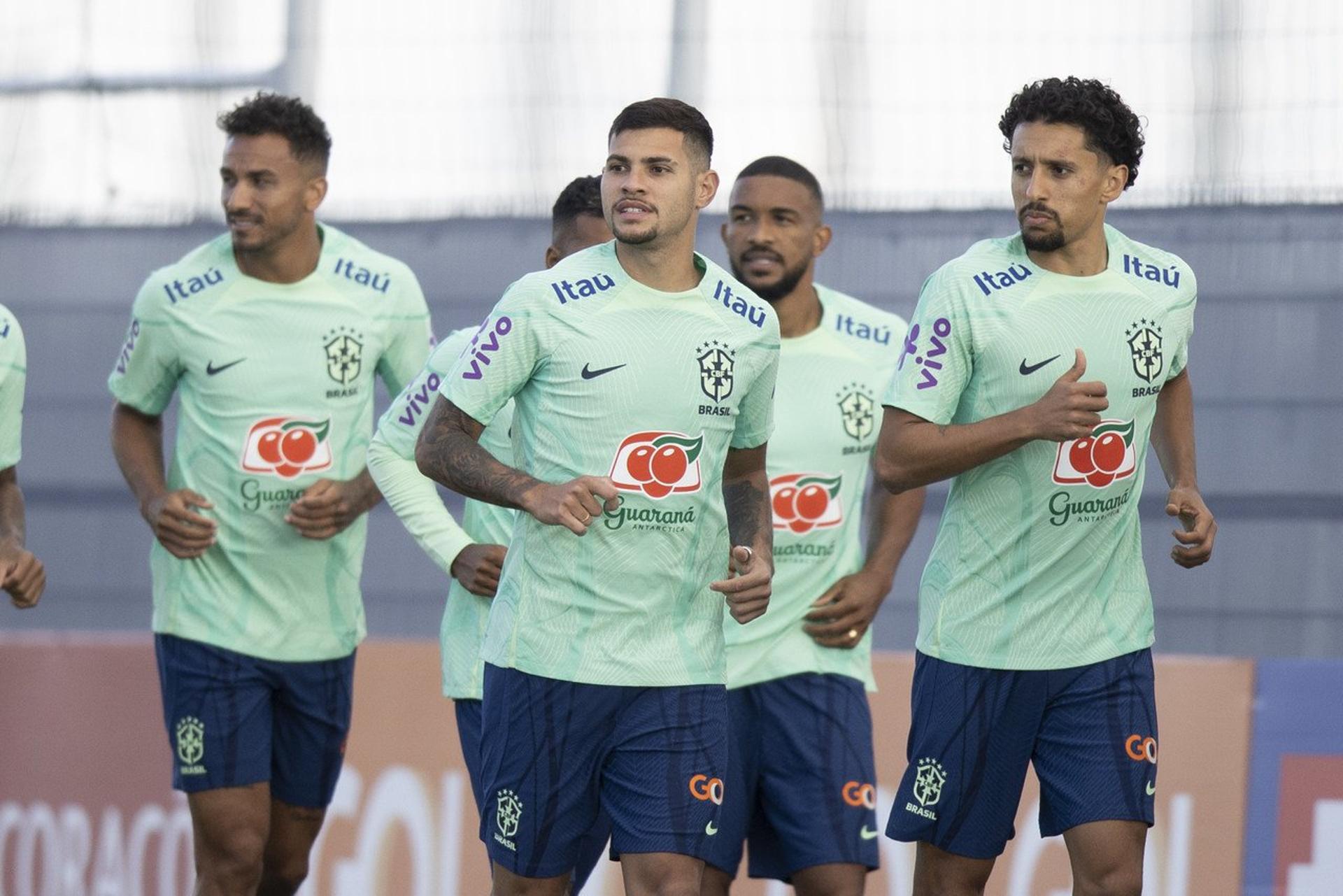 Bruno Guimarães e Marquinhos - Seleção Brasileira