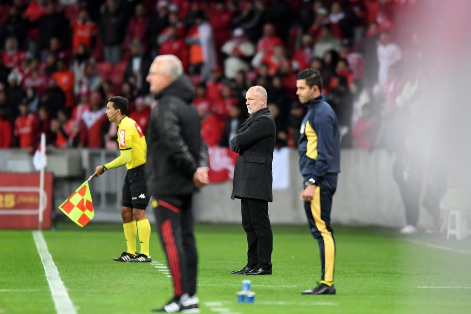 Dorival Júnior e Mano Menezes Flamengo Internacional