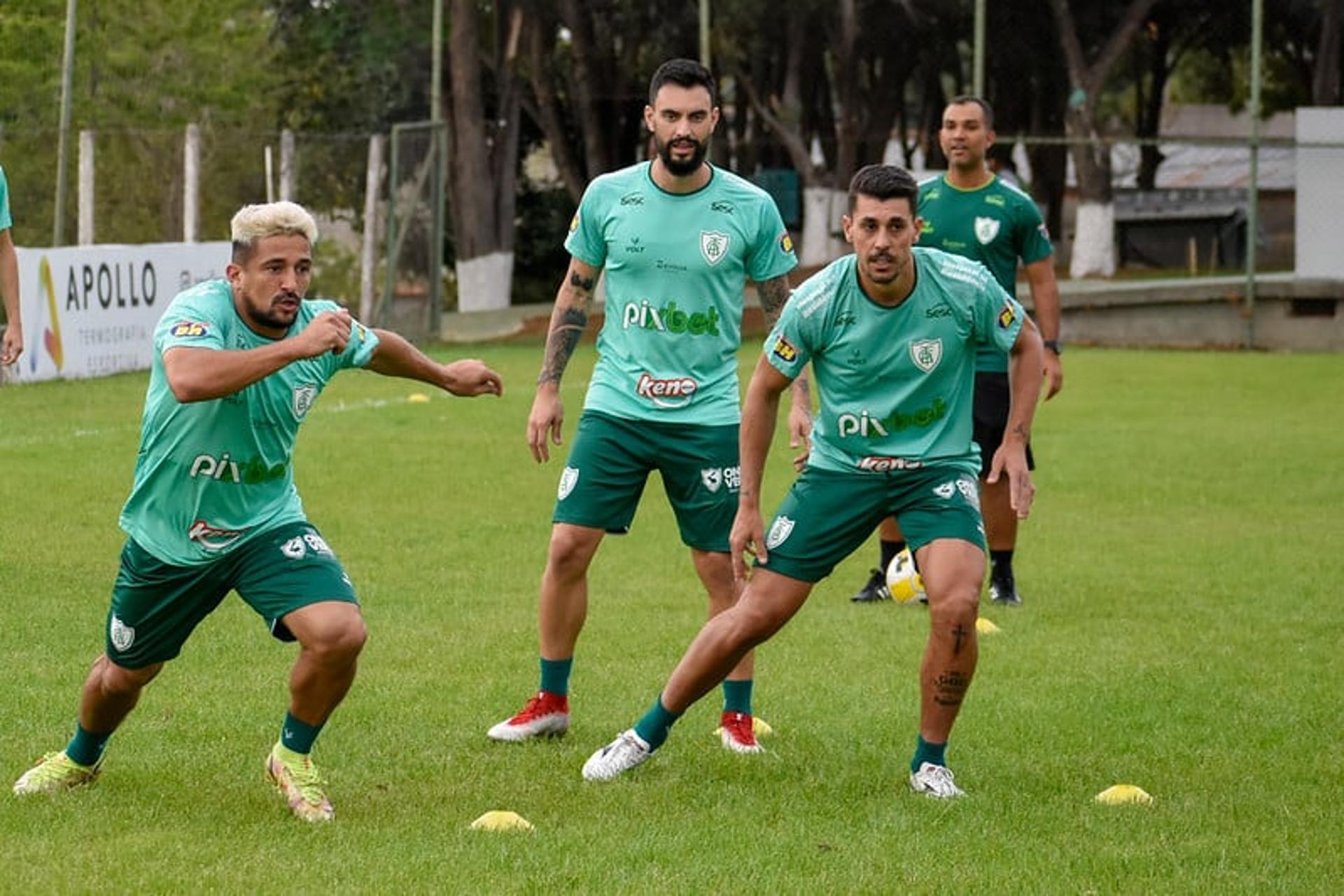 América-MG fecha treinamentos para confronto contra o São Paulo