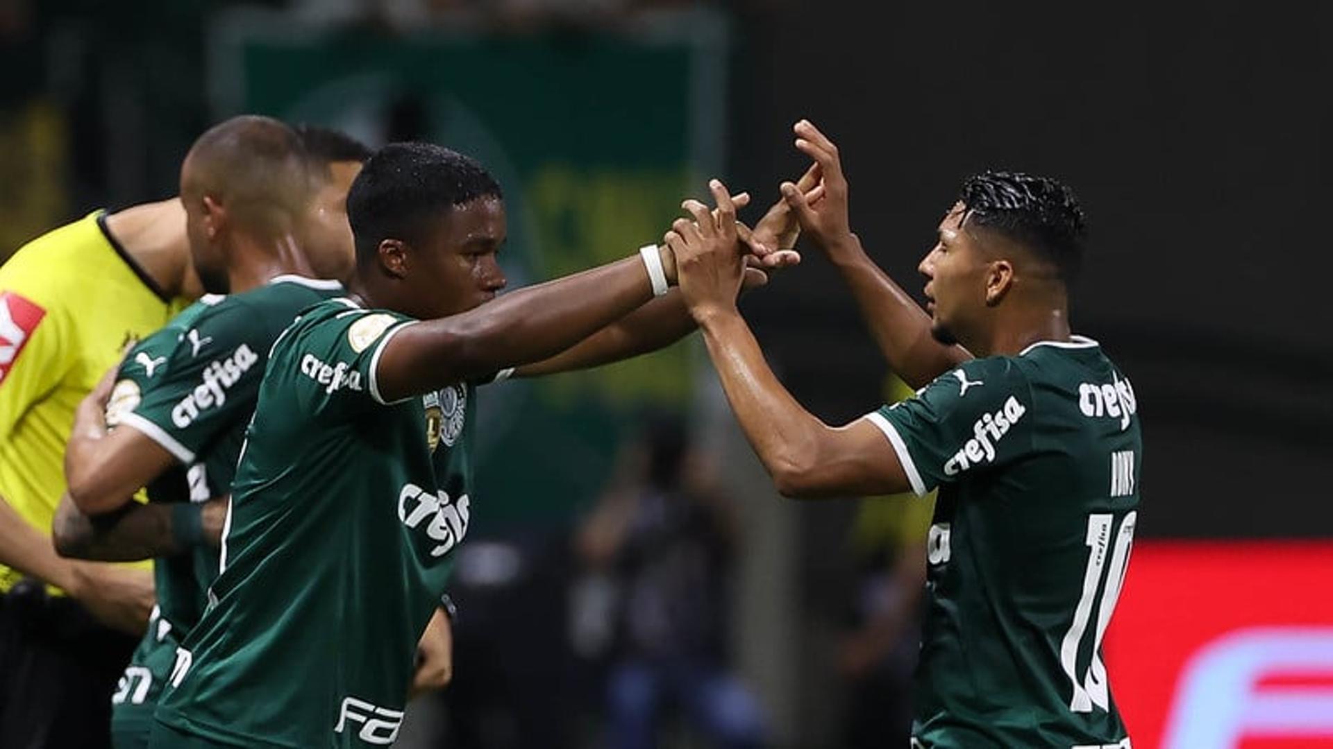 Endrick e Rony pelo Palmeiras