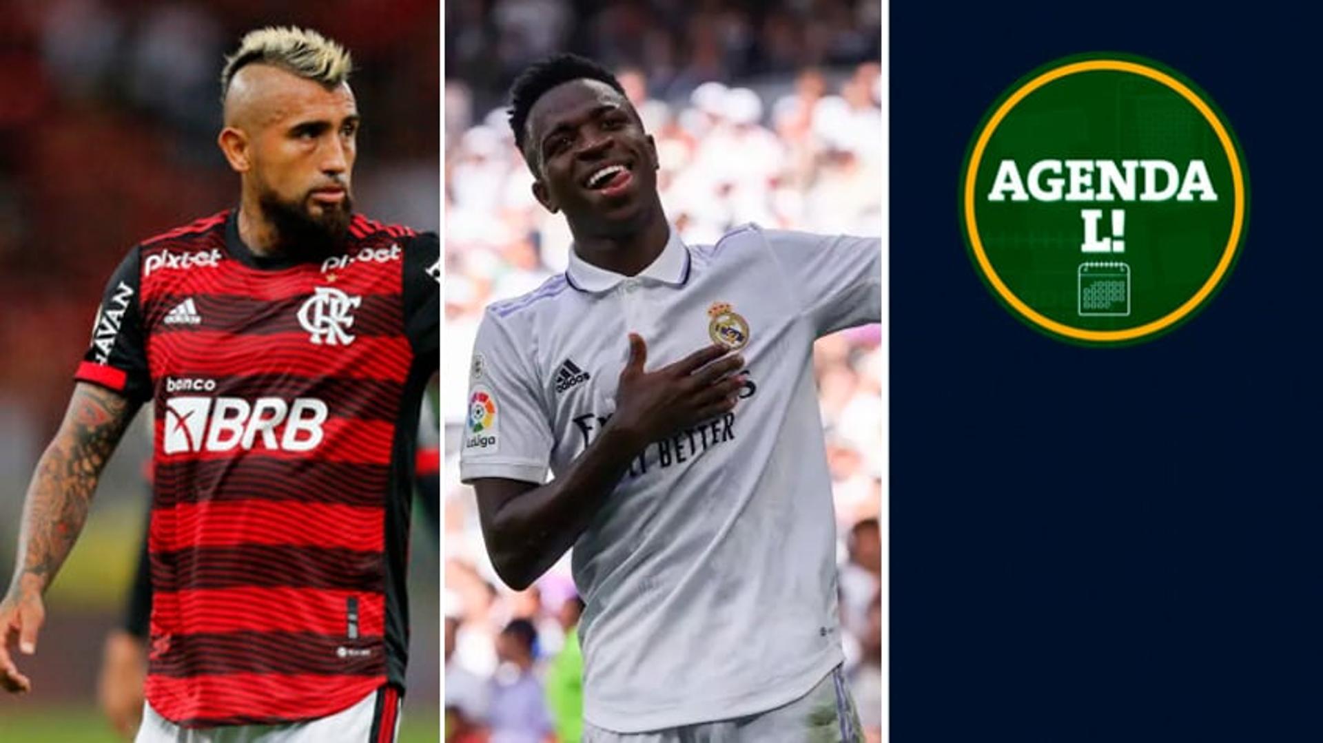 Agenda Lance! Flamengo e Real Madrid