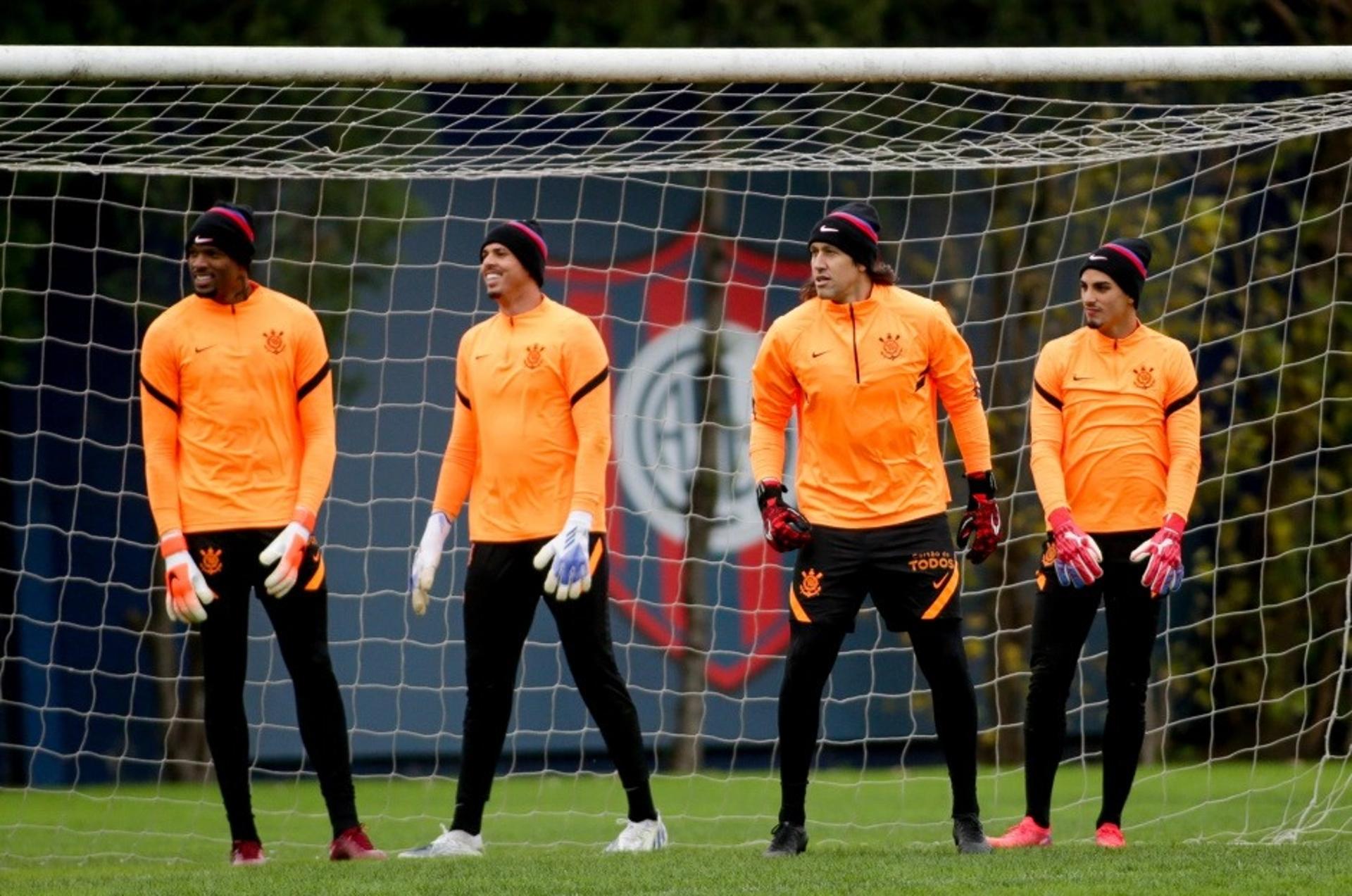 Cássio, Carlos Miguel, Matheus Donelli e Ivan - Corinthians