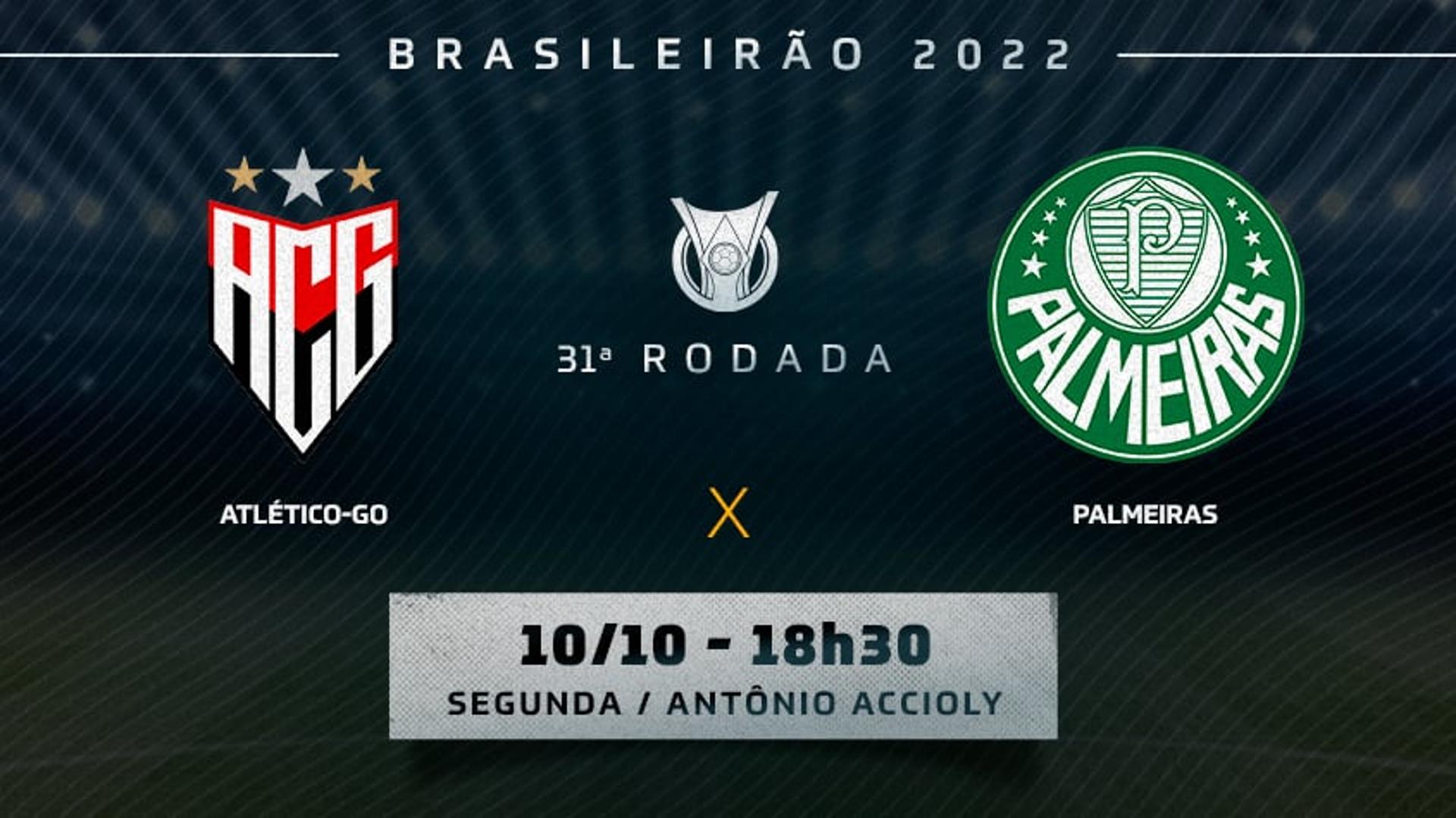 Chamada - Atlético-GO x Palmeiras