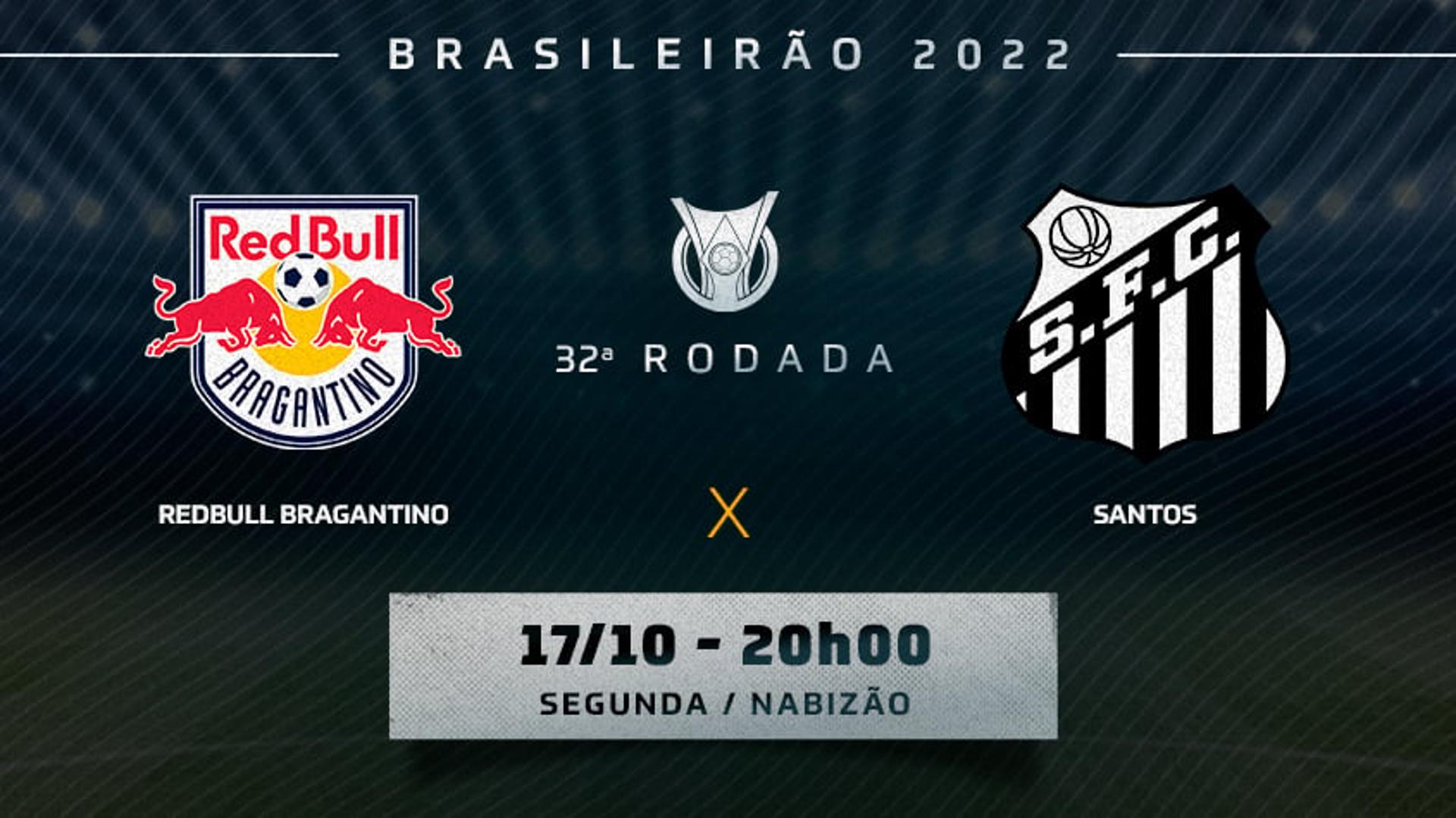 Chamada - RedBull Bragantino x Santos