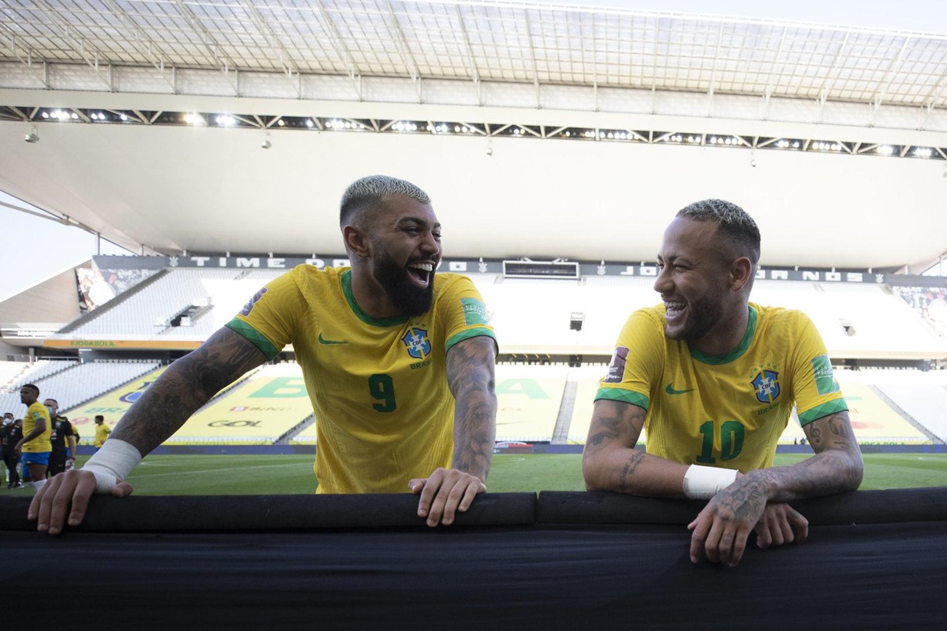 Neymar e Gabigol - Brasil - Seleção Brasileira