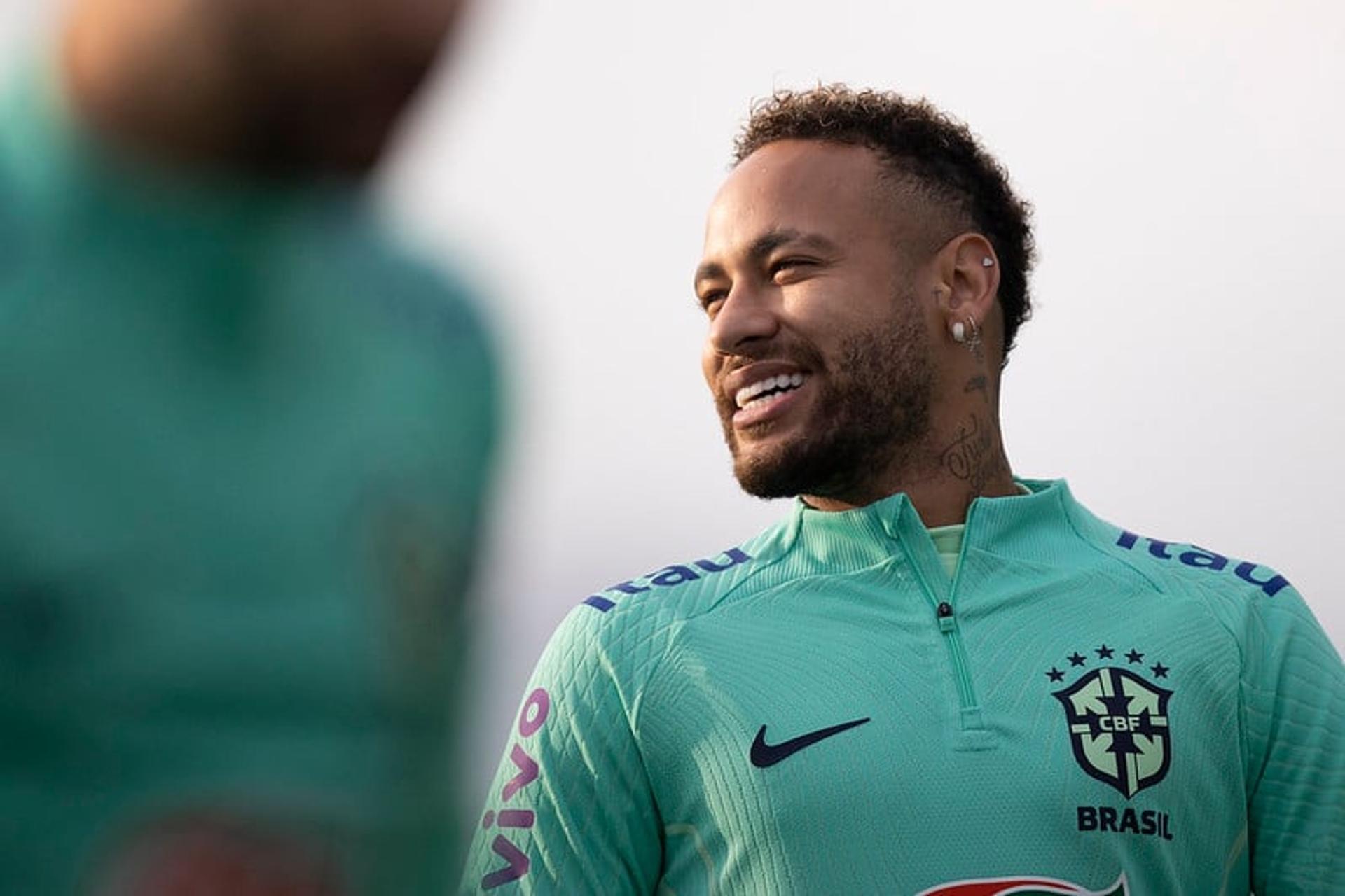 Neymar - Treino da Seleção Brasileira