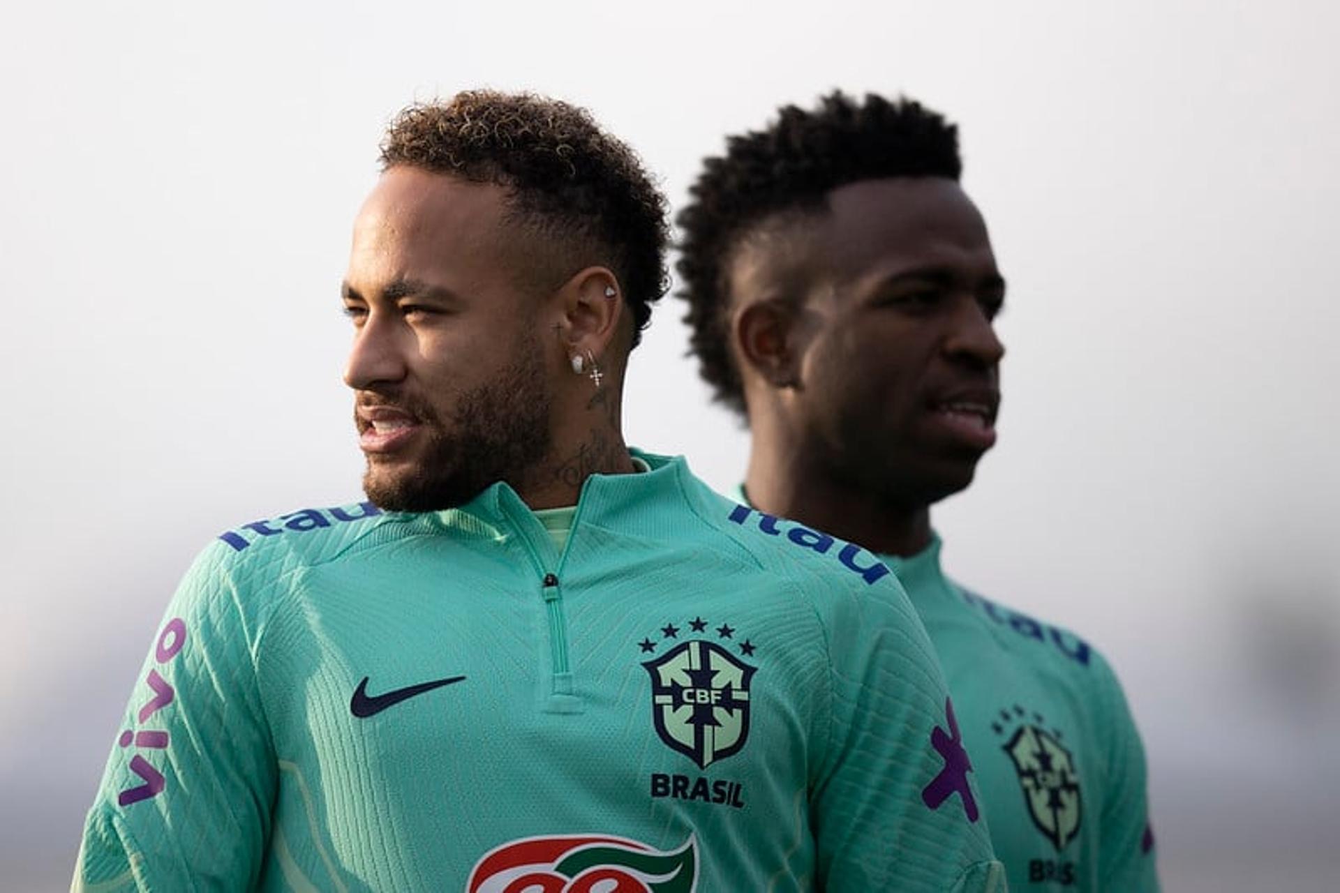 Neymar e Vinícius Jr - Seleção Brasileira - Brasil