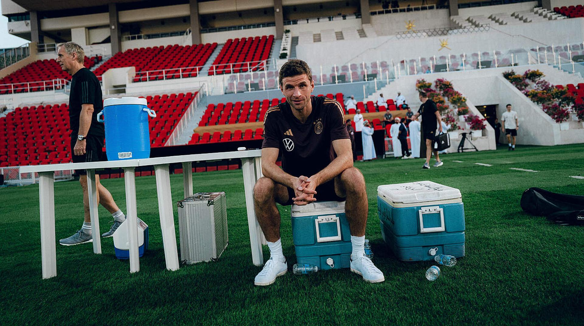 Thomas Muller - treino da Alemanha