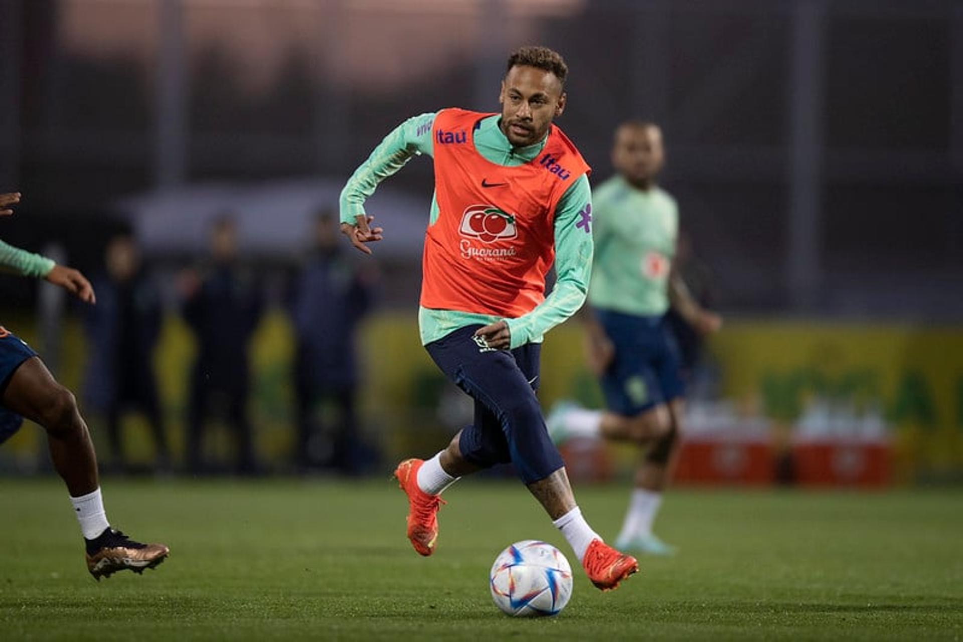 Neymar - Treino da Seleção