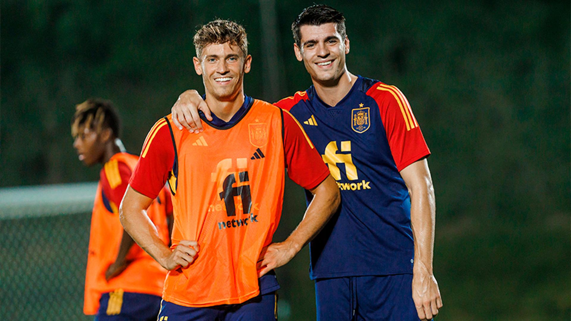 Treino da Seleção da Espanha