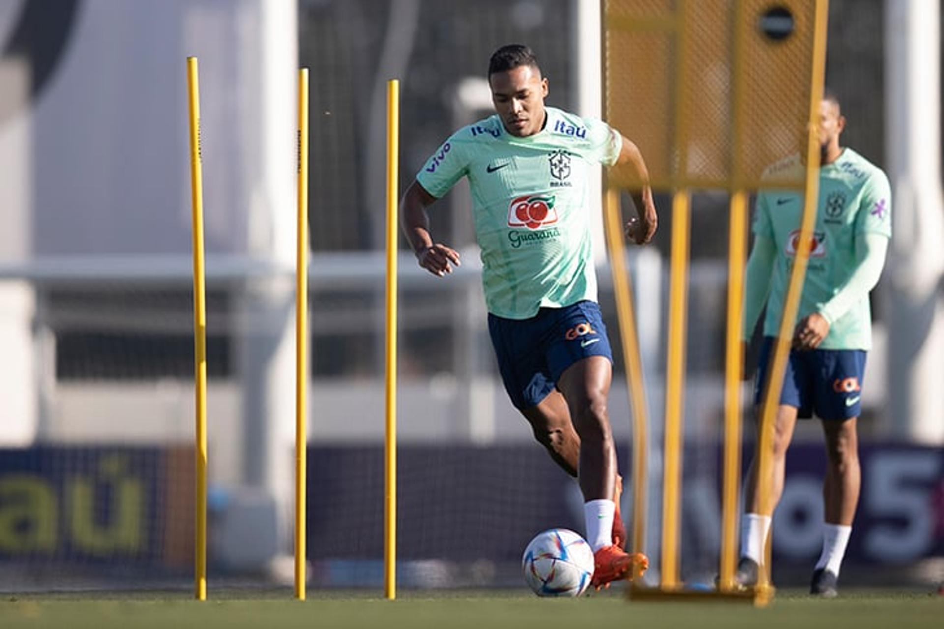 Alex Sandro - treino da Seleção em Turim