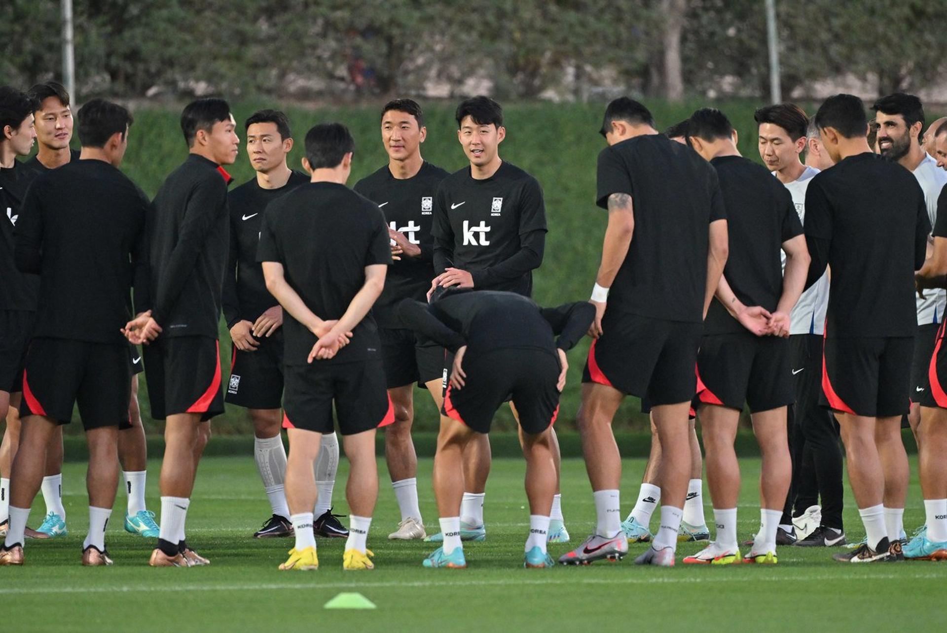 Coreia do Sul - treino