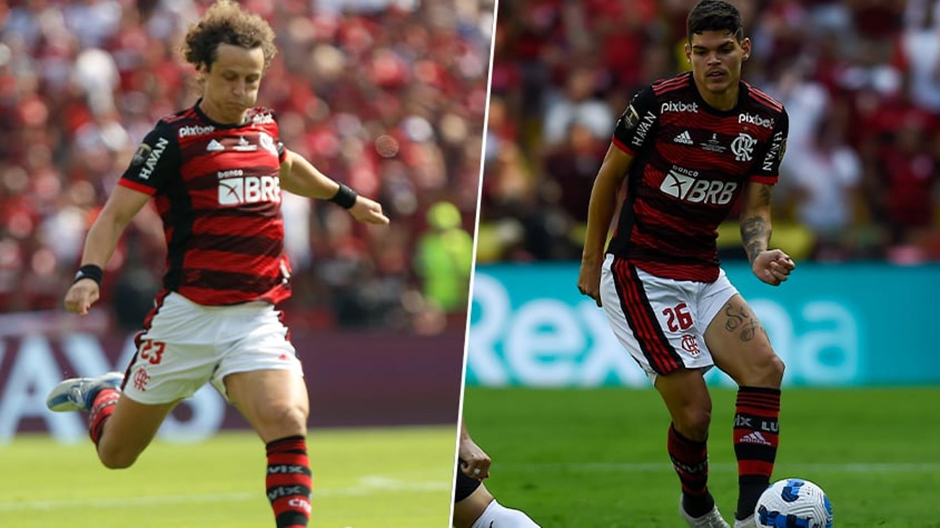 Montagem Ayrton Lucas e David Luiz