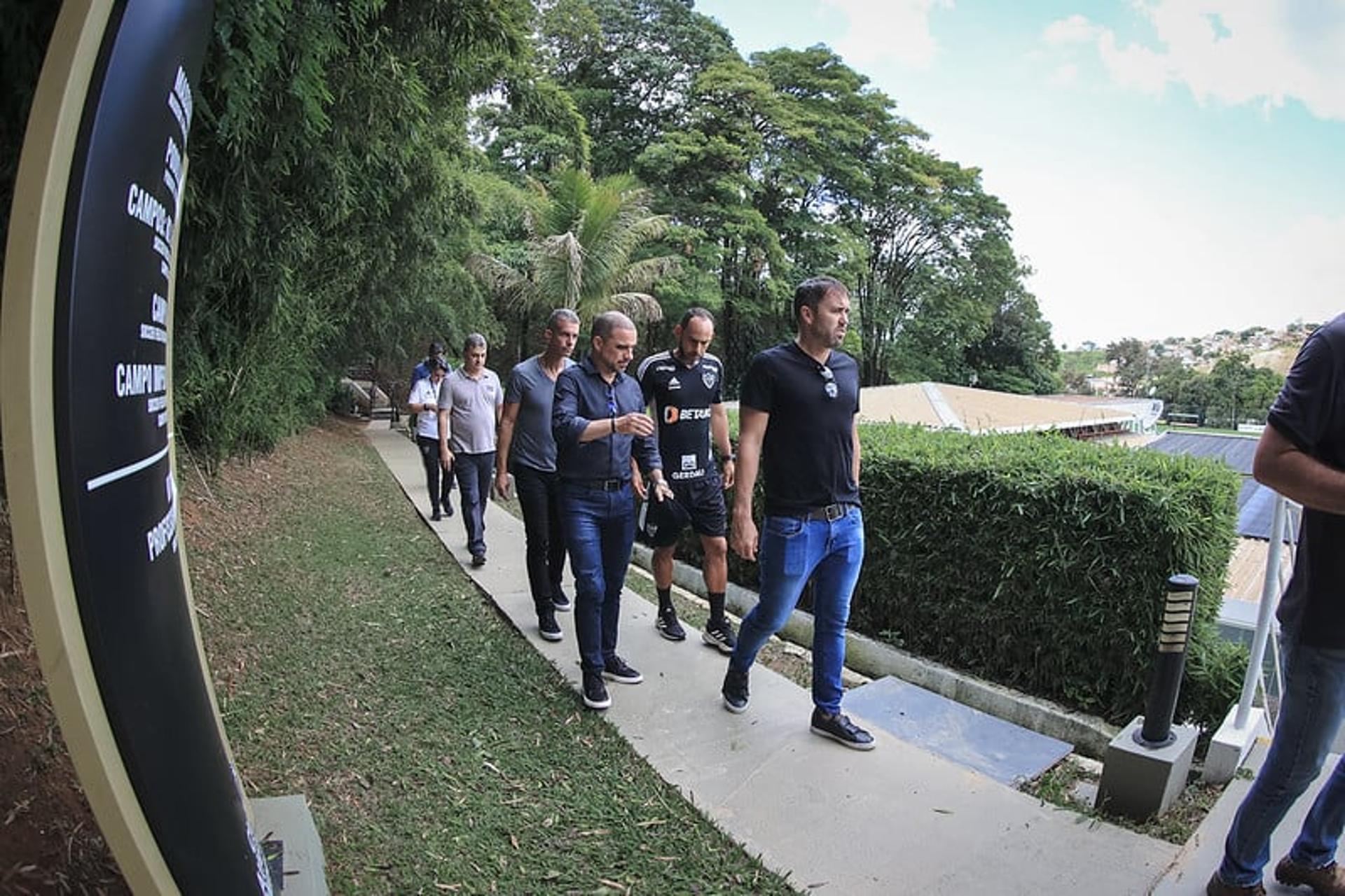 Rodrigo Caetano e Eduardo Coudet - Atlético-MG