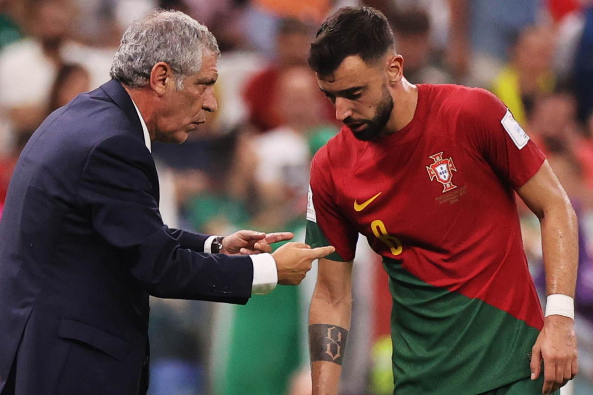 Bruno Fernandes e Fernando Santos - Portugal