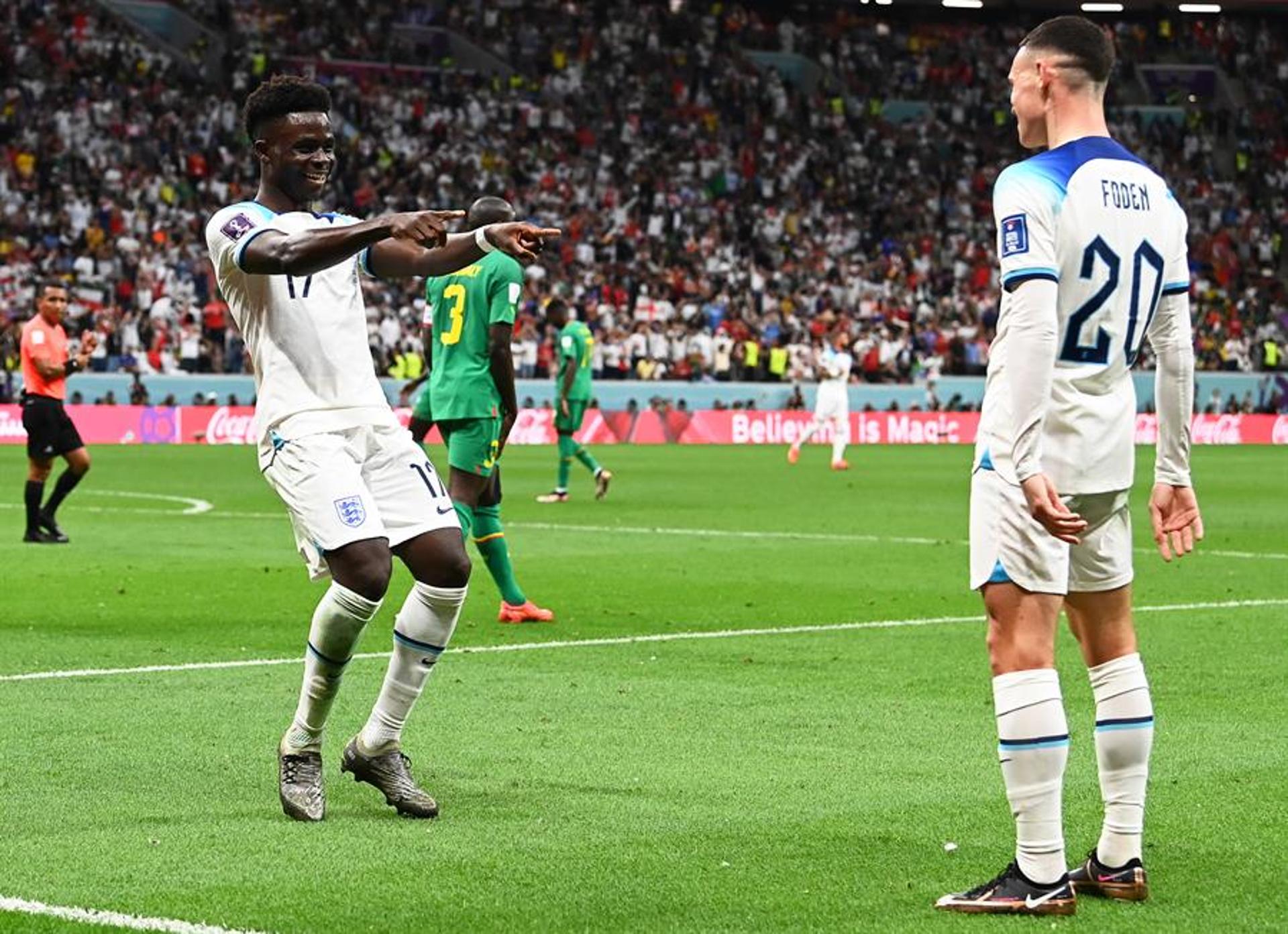 Phil Foden e Saka - Inglaterra