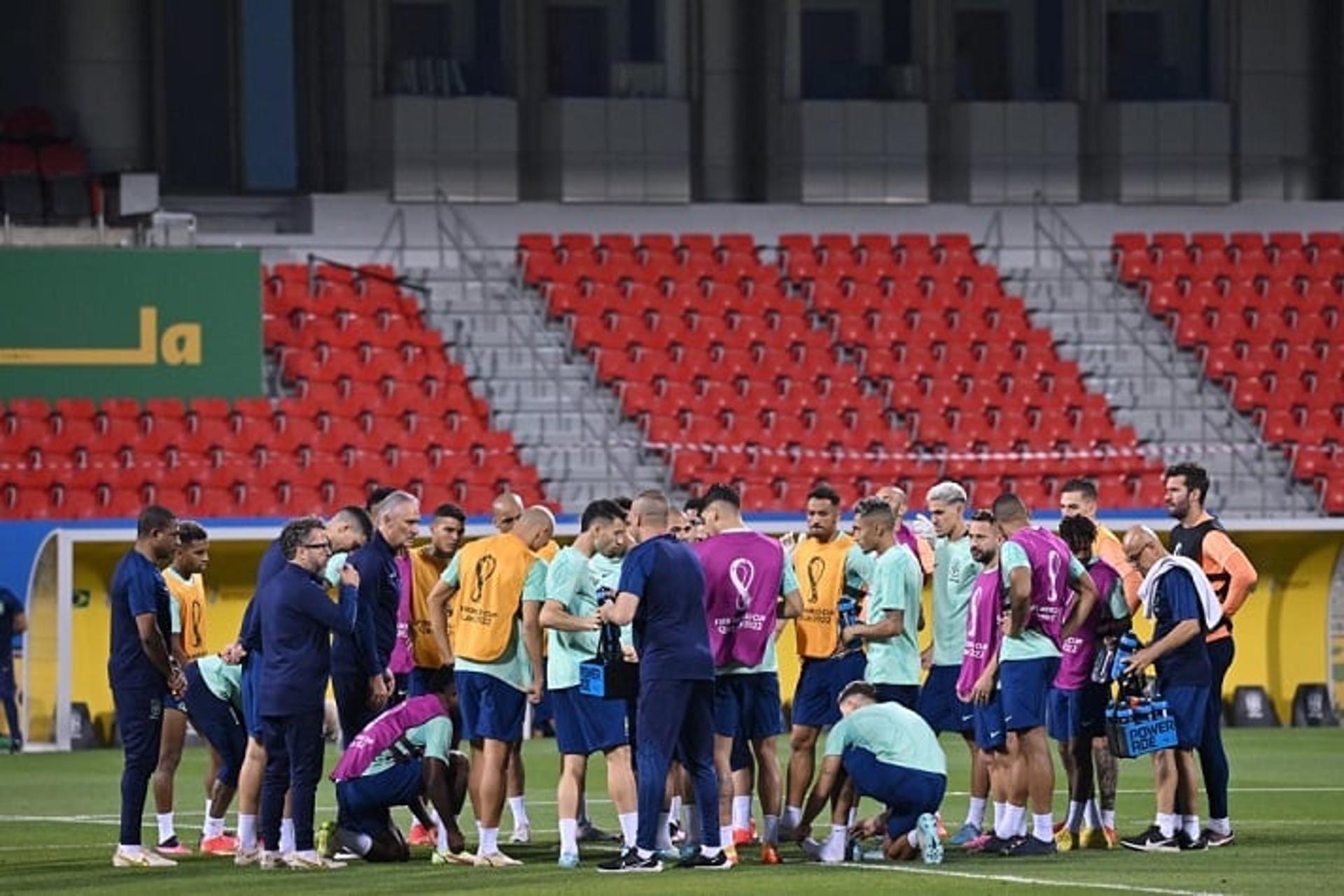 Treino Seleção Brasileira - Qatar