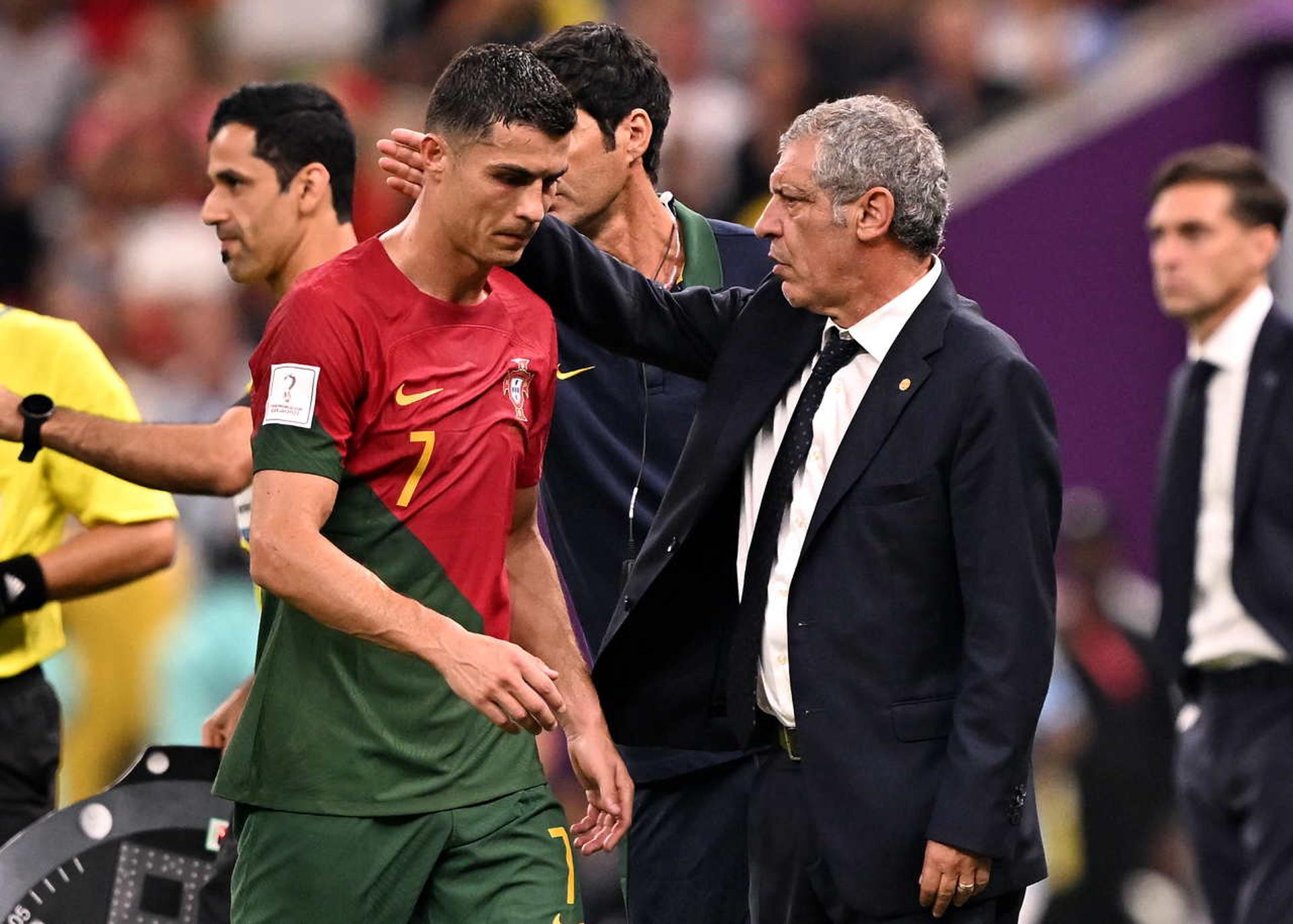 Fernando Santos e Cristiano Ronaldo - Portugal