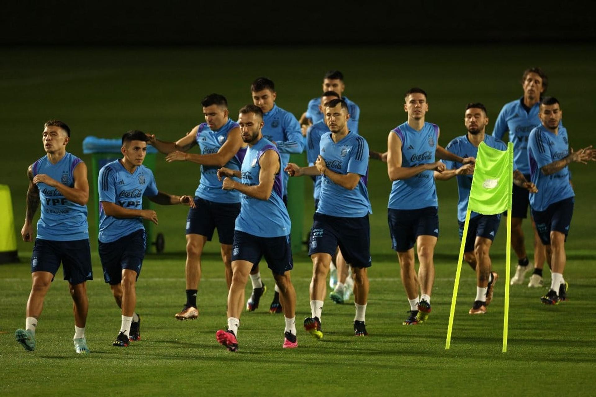 Treino da Argentina