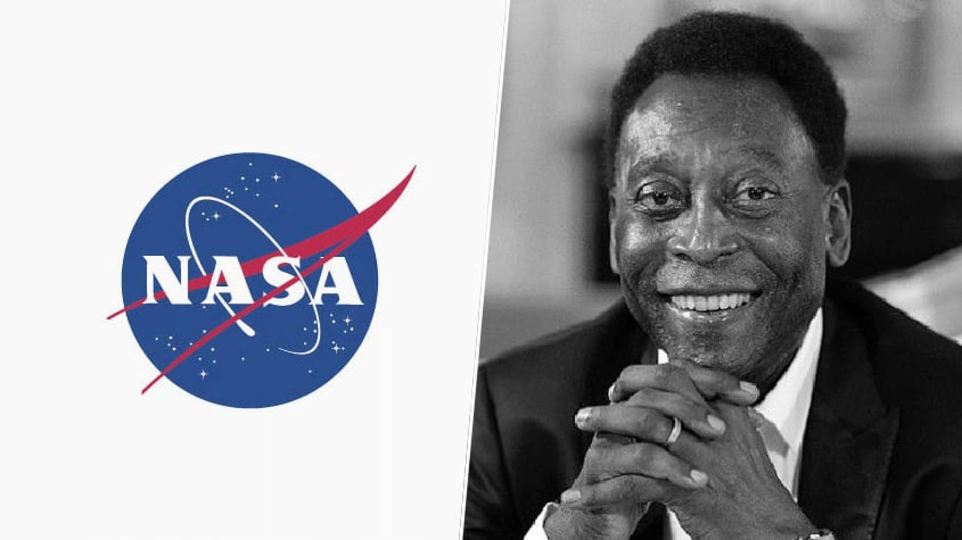 NASA e uma foto do Pelé.