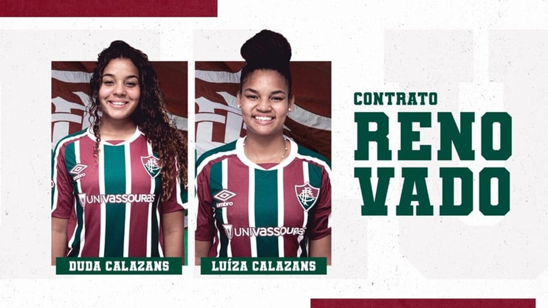 Duda e Luíza Calazans - Fluminense