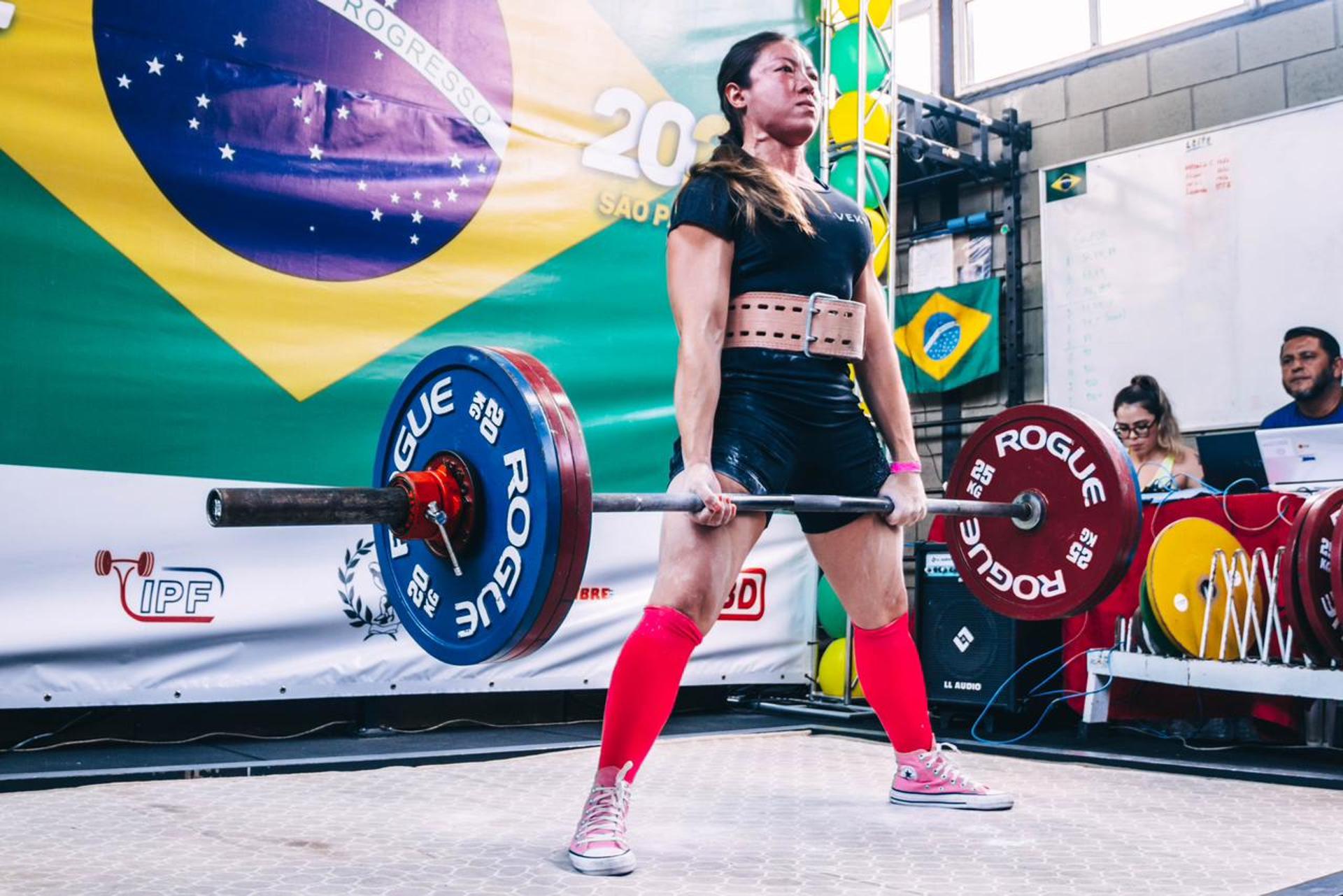 Andressa Hotsumi se destacou em outro esporte além do futebol americano