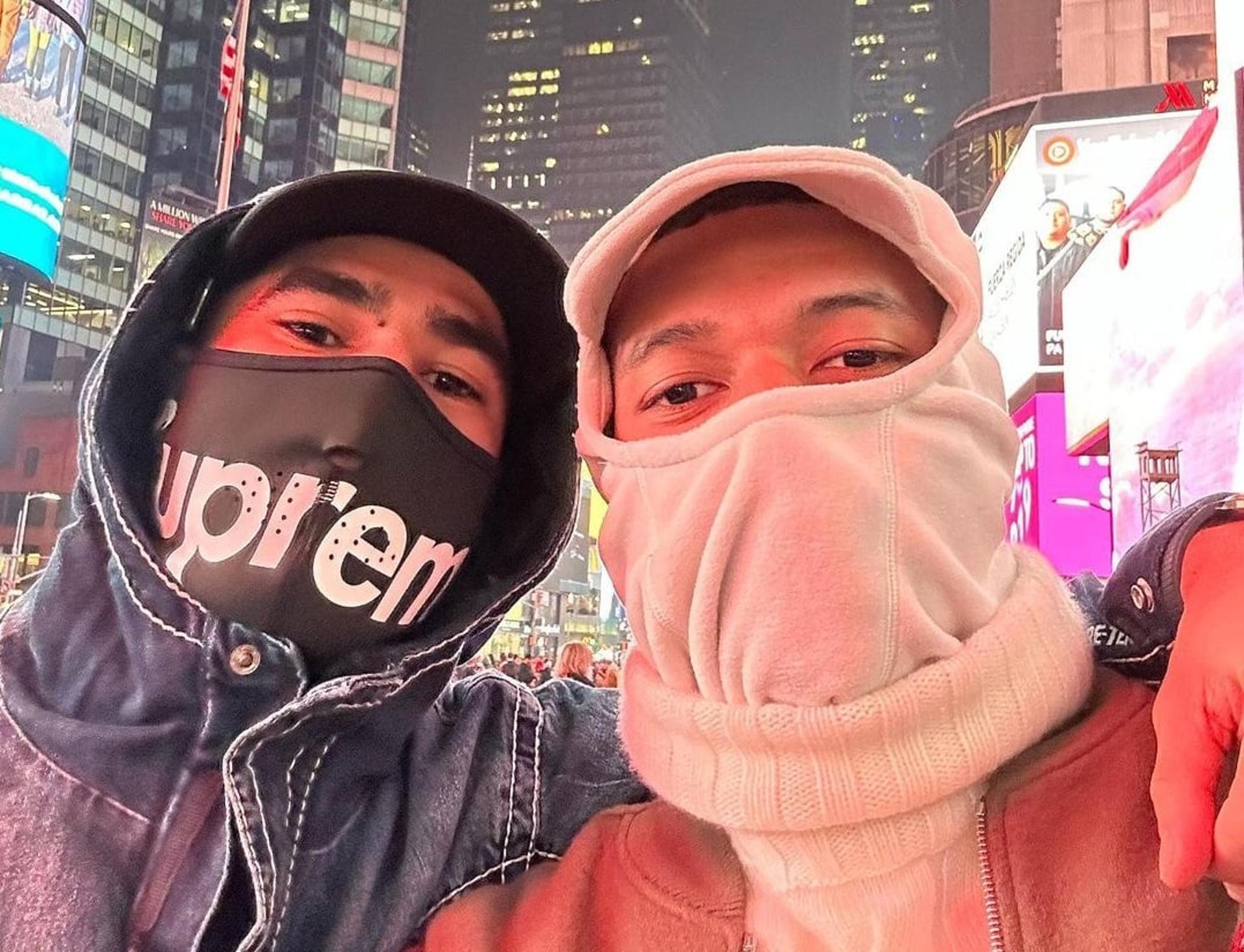 Mbappé e Hakimi em NY