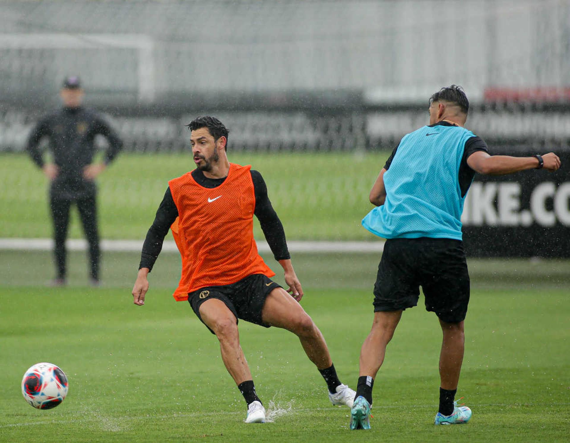 Giuliano e Romero - Treino Corinthians 05/01