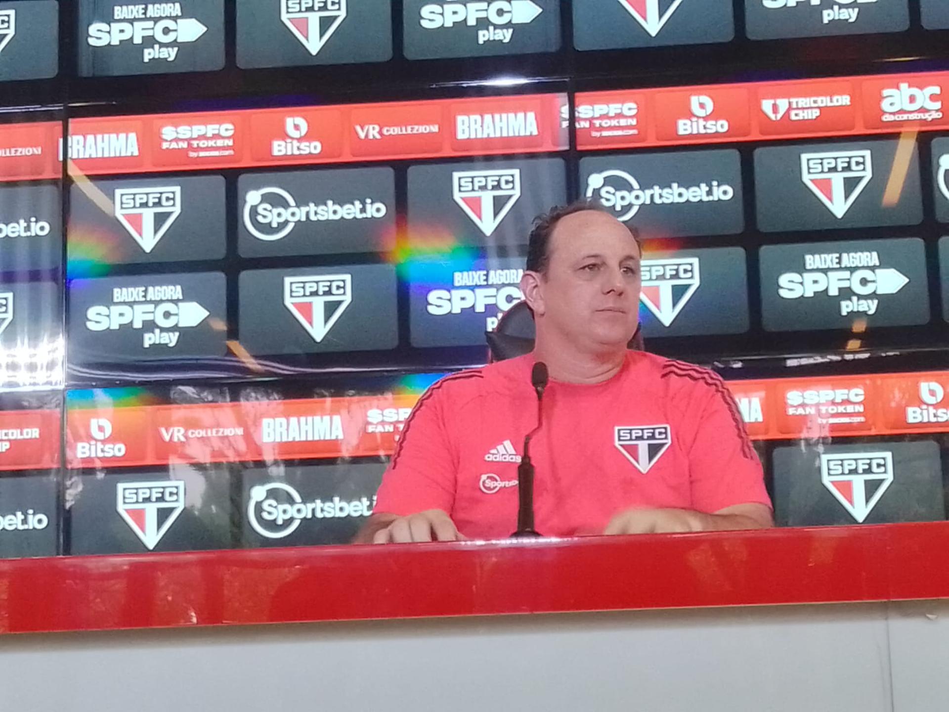 Rogério Ceni - coletiva São Paulo