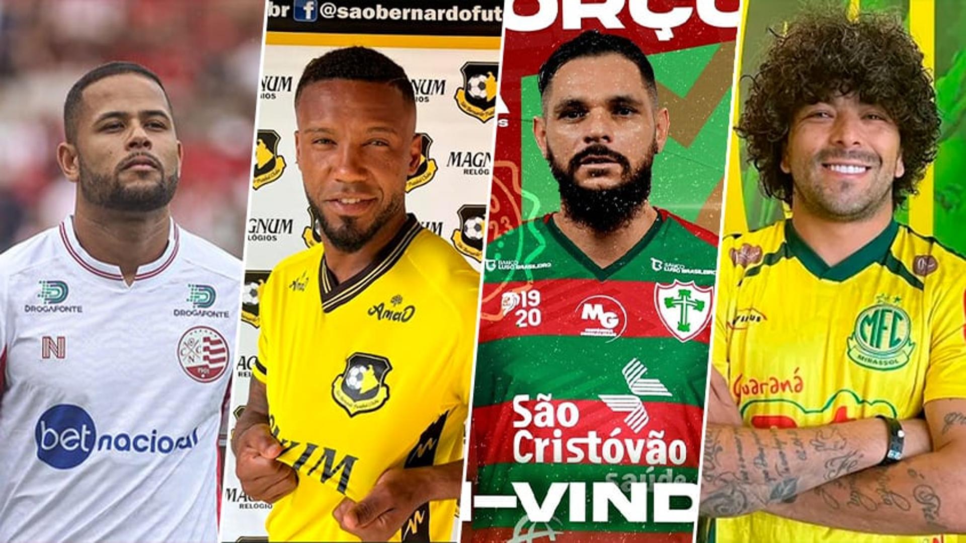 Geuvânio, Luan, Pará e Rafael Vaz