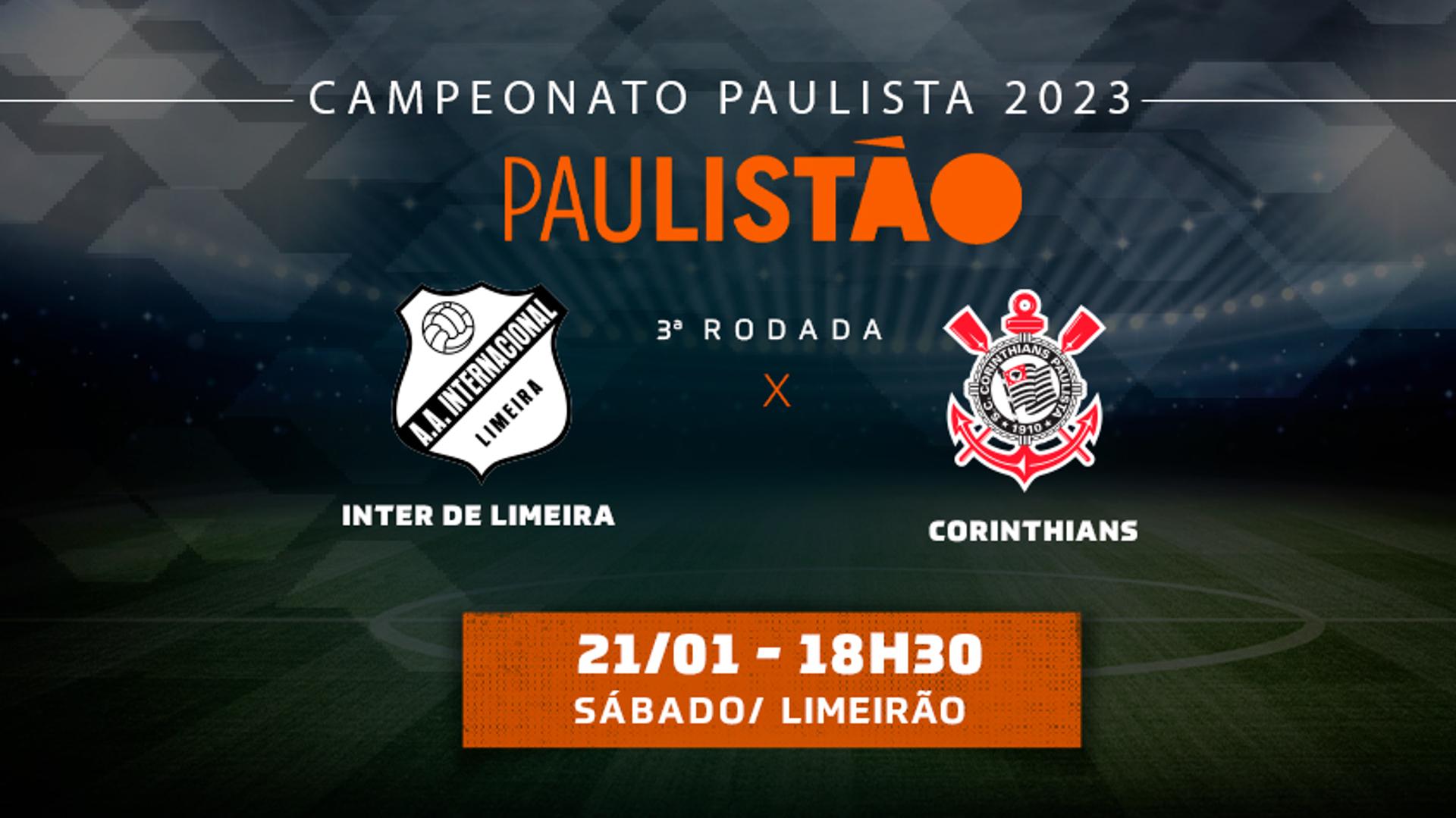 Montagem Inter de Limeira e Corinthians