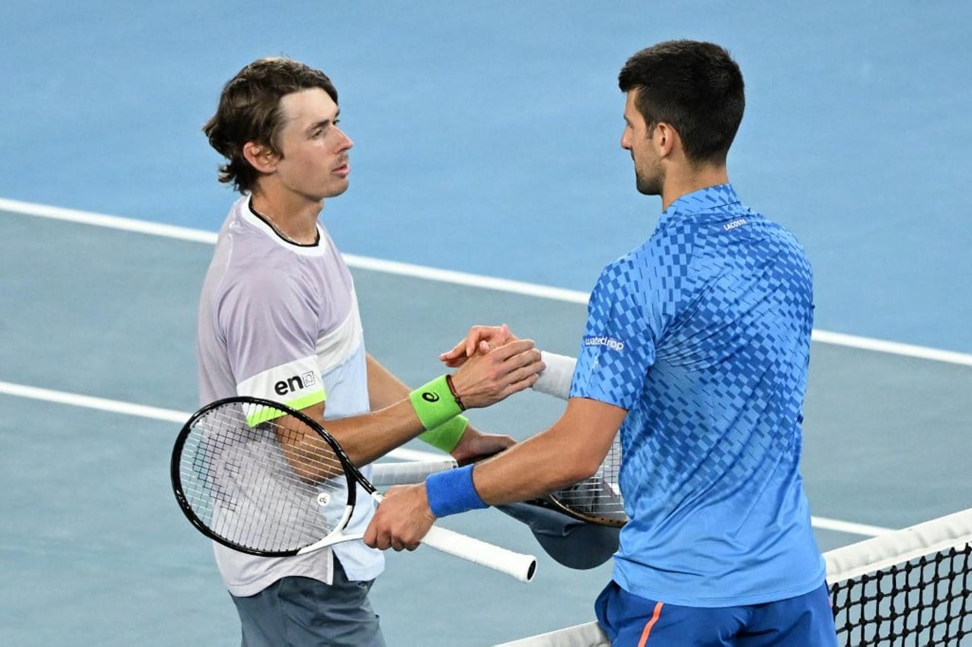 Djokovic e Alex De Minaur