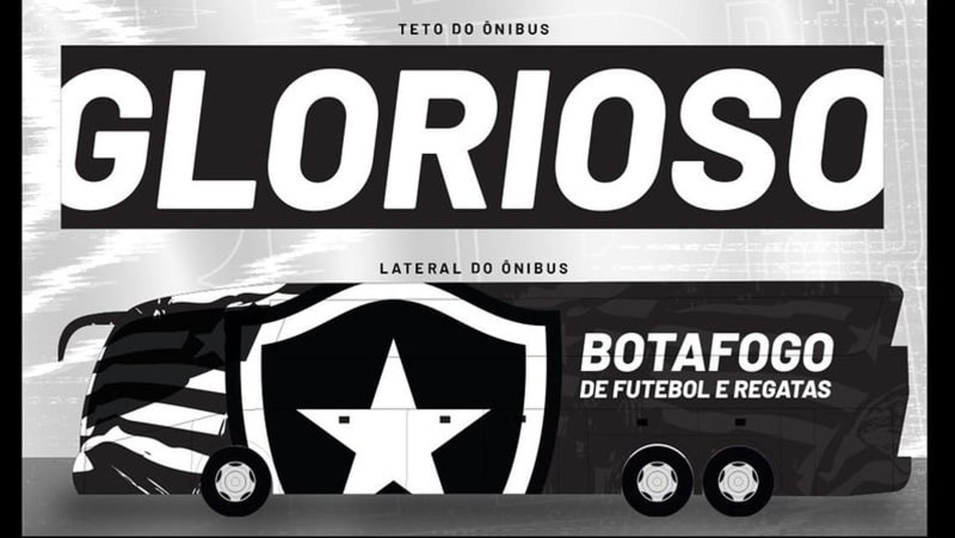 Botafogo - layout do ônibus