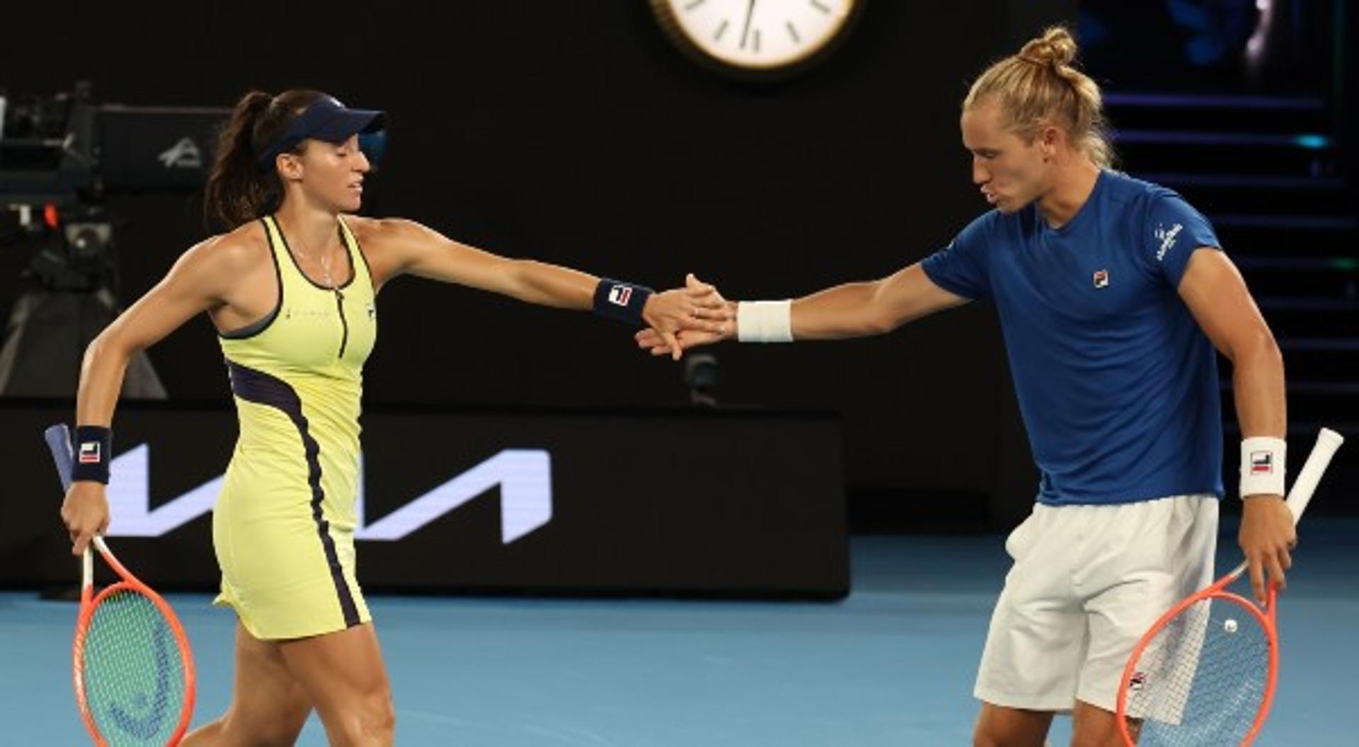 Luisa Stefani e Rafael Matos no Australian Open