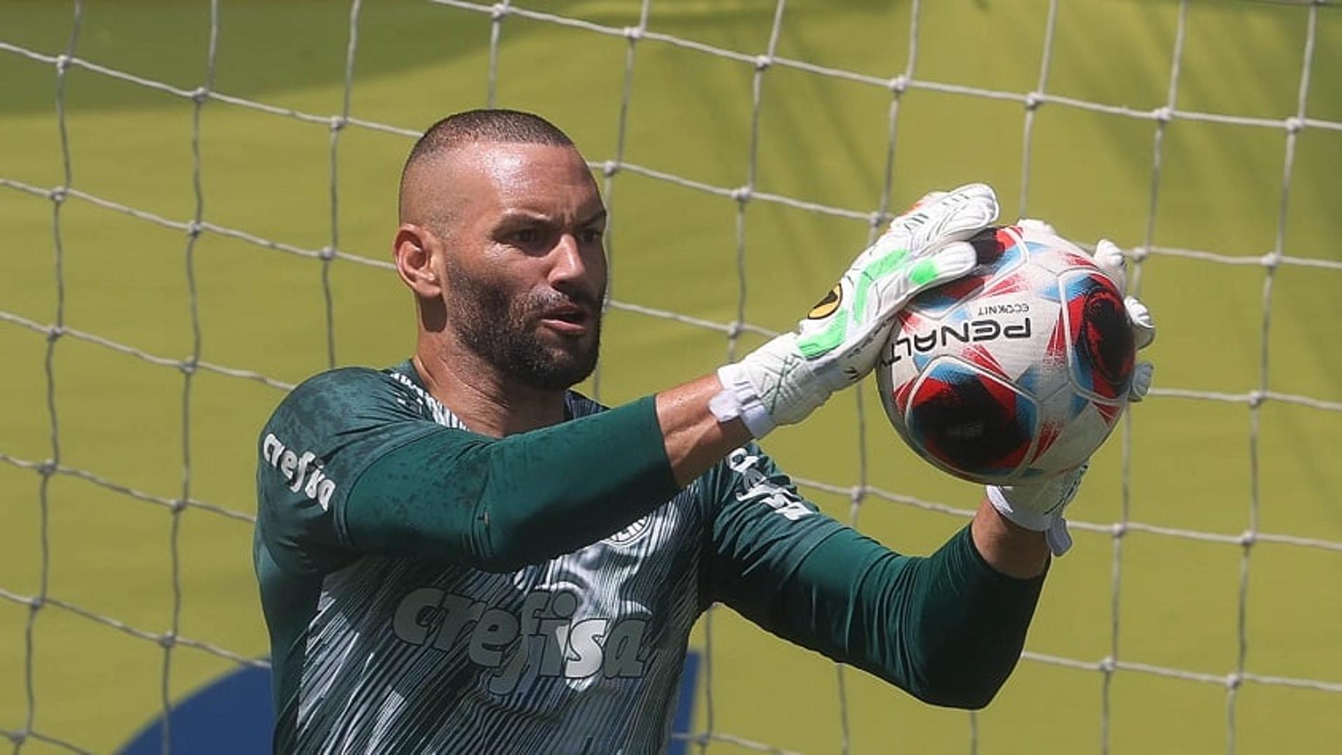 Weverton - Treino Palmeiras