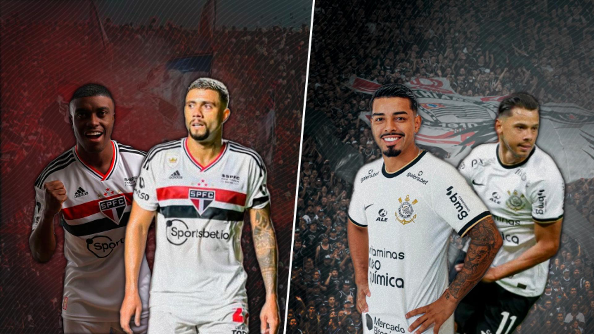 Montagem São Paulo X Corinthians