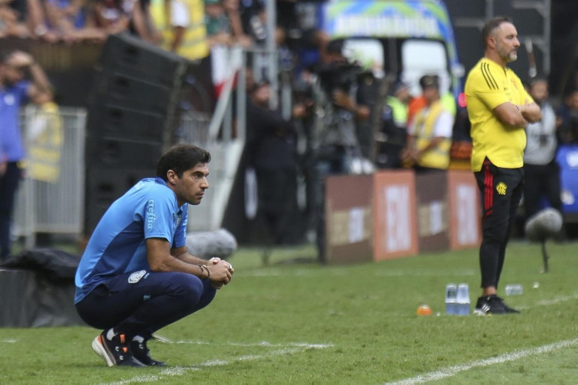 Abel Ferreira e Vítor Pereira - Palmeiras x Flamengo