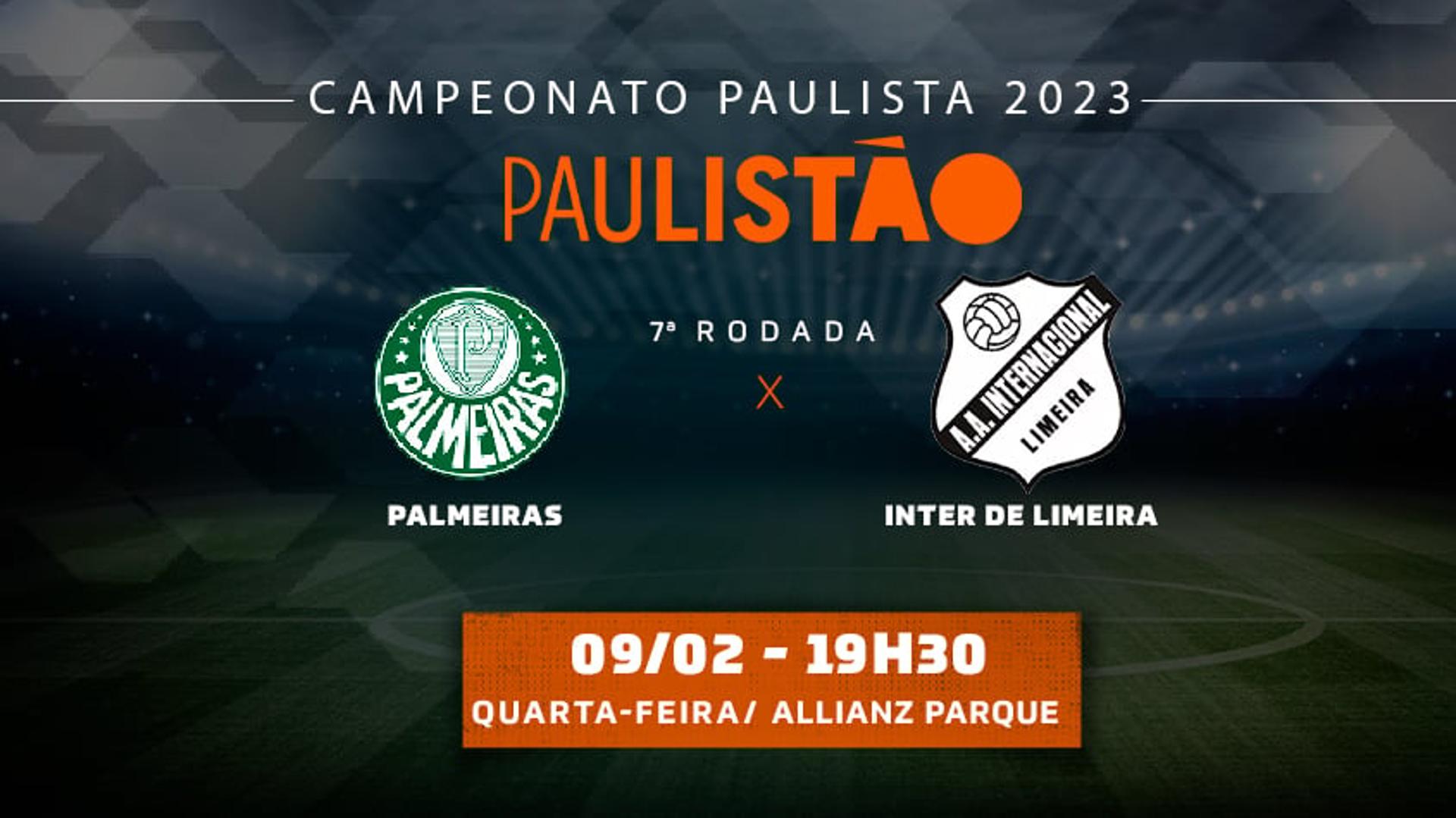 Palmeiras x Inter de Limeira