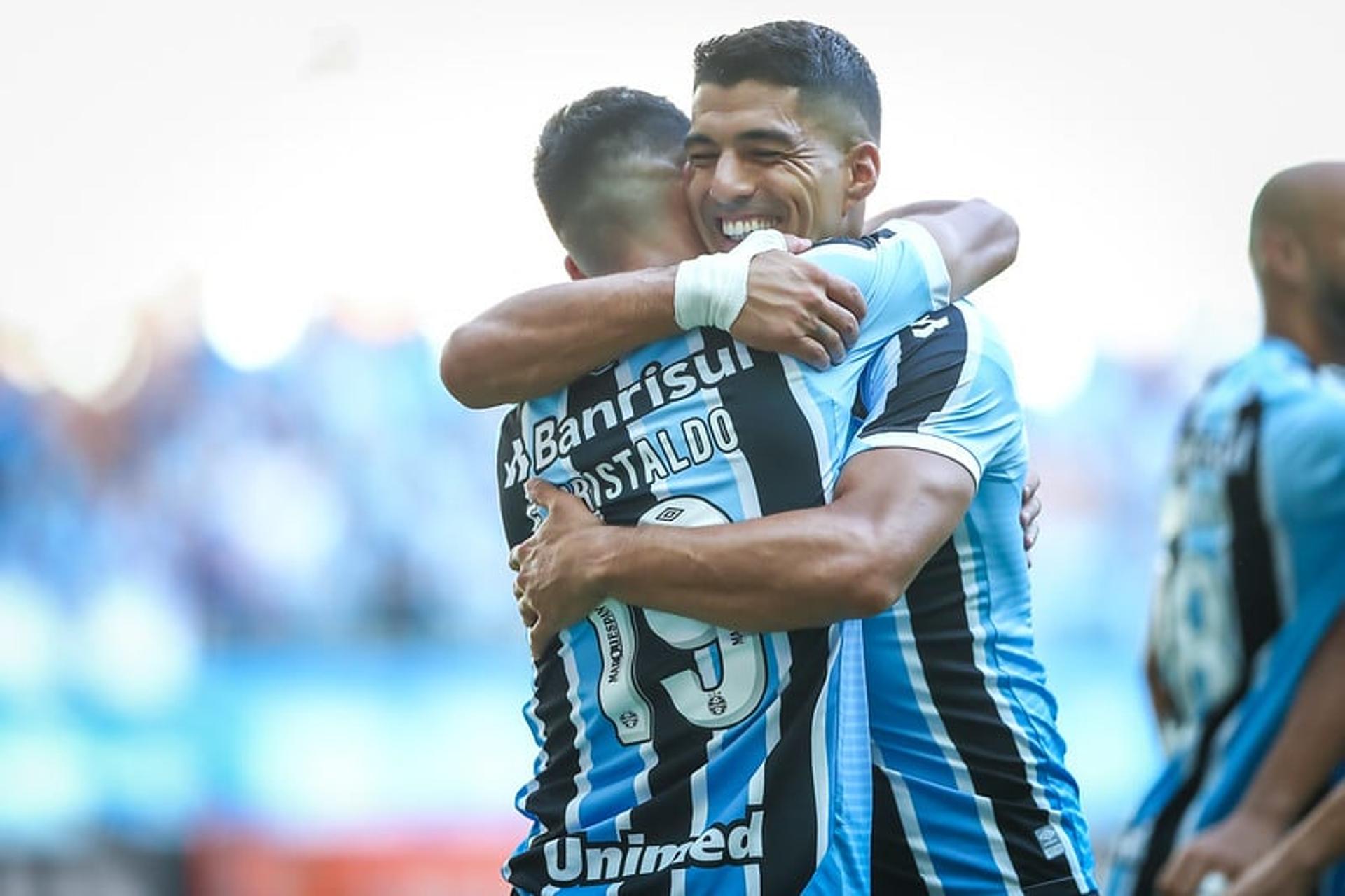 Cristaldo e Suárez - Grêmio