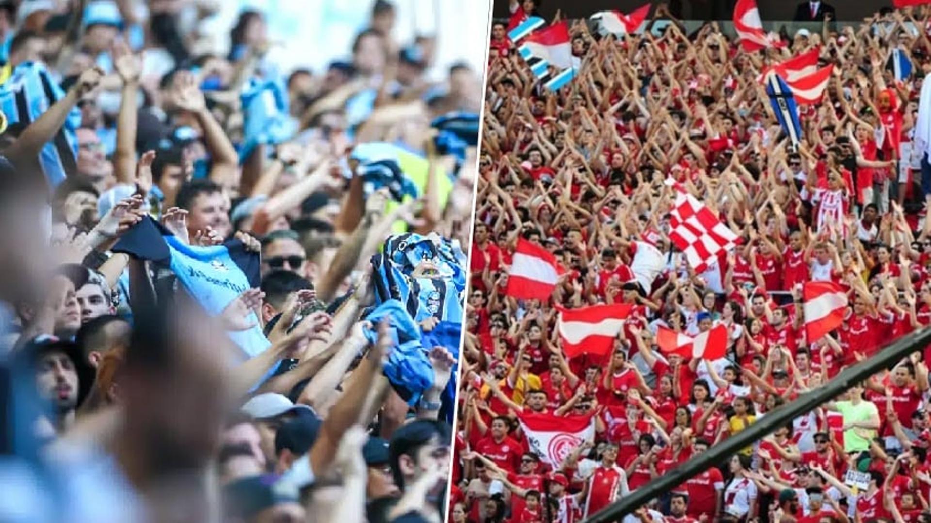 torcida do Grêmio e do Inter