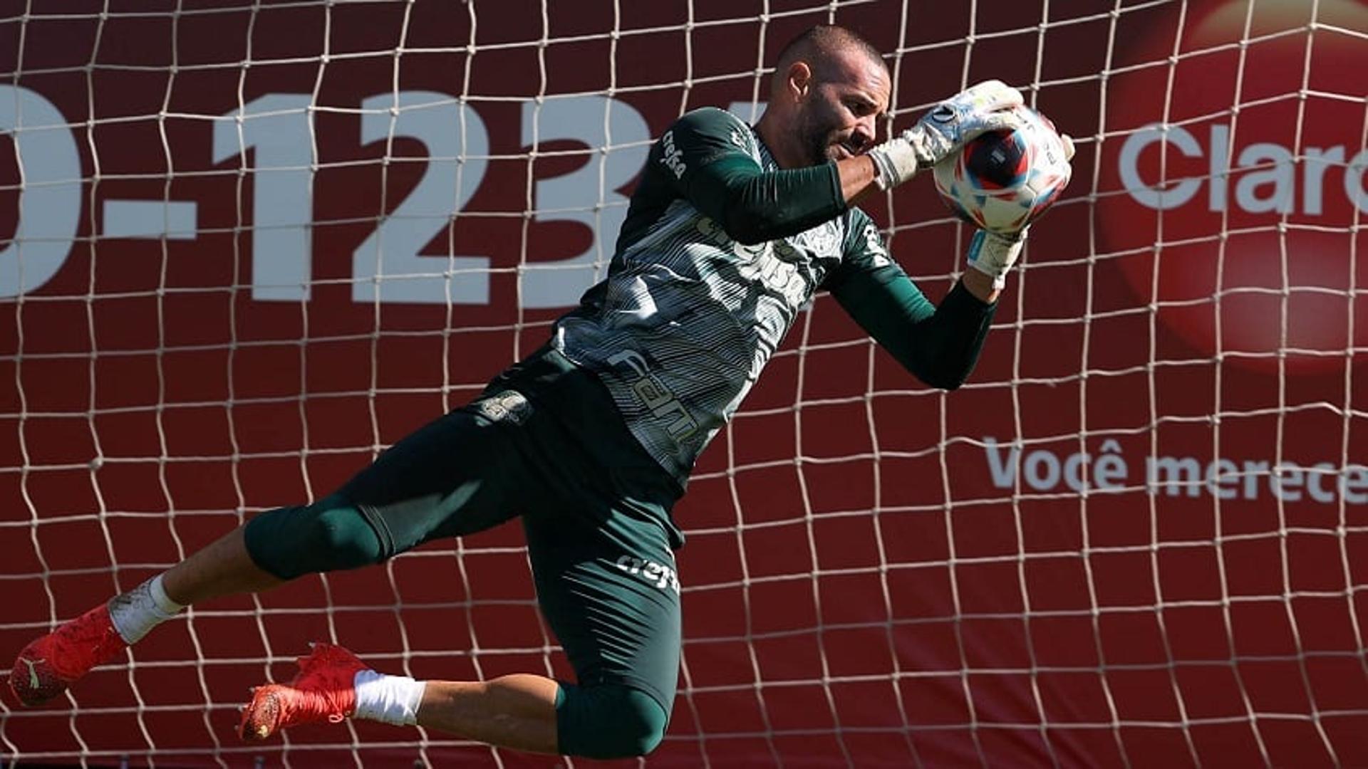 Weverton - Treino Palmeiras