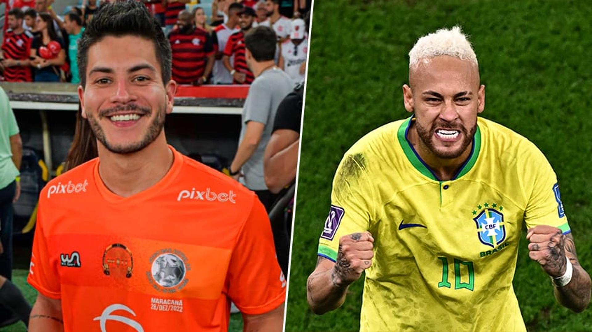 Arthur Aguiar e  Neymar