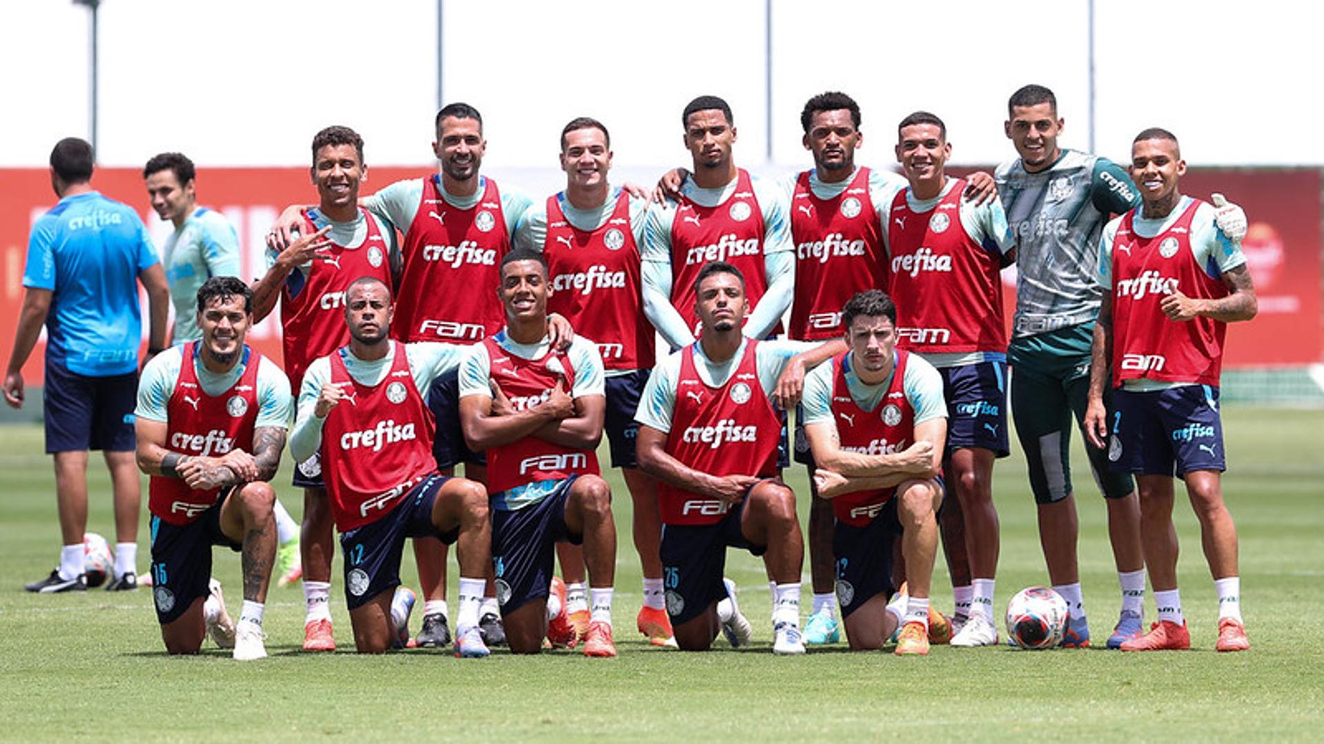 Treino Palmeiras Elenco